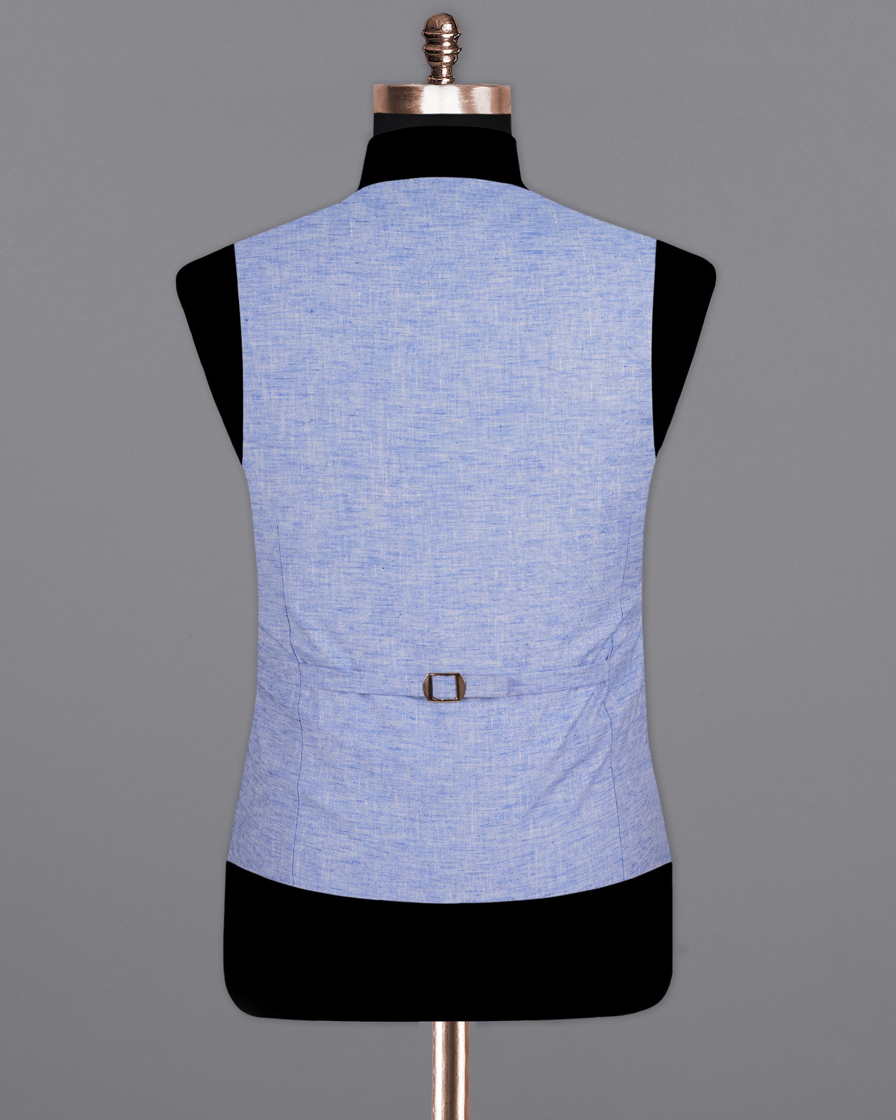 Ship Cove Blue Luxurious Linen Sports Waistcoat V1543-36, V1543-38, V1543-40, V1543-42, V1543-44, V1543-46, V1543-48, V1543-50, V1543-52, V1543-54, V1543-56, V1543-58, V1543-60