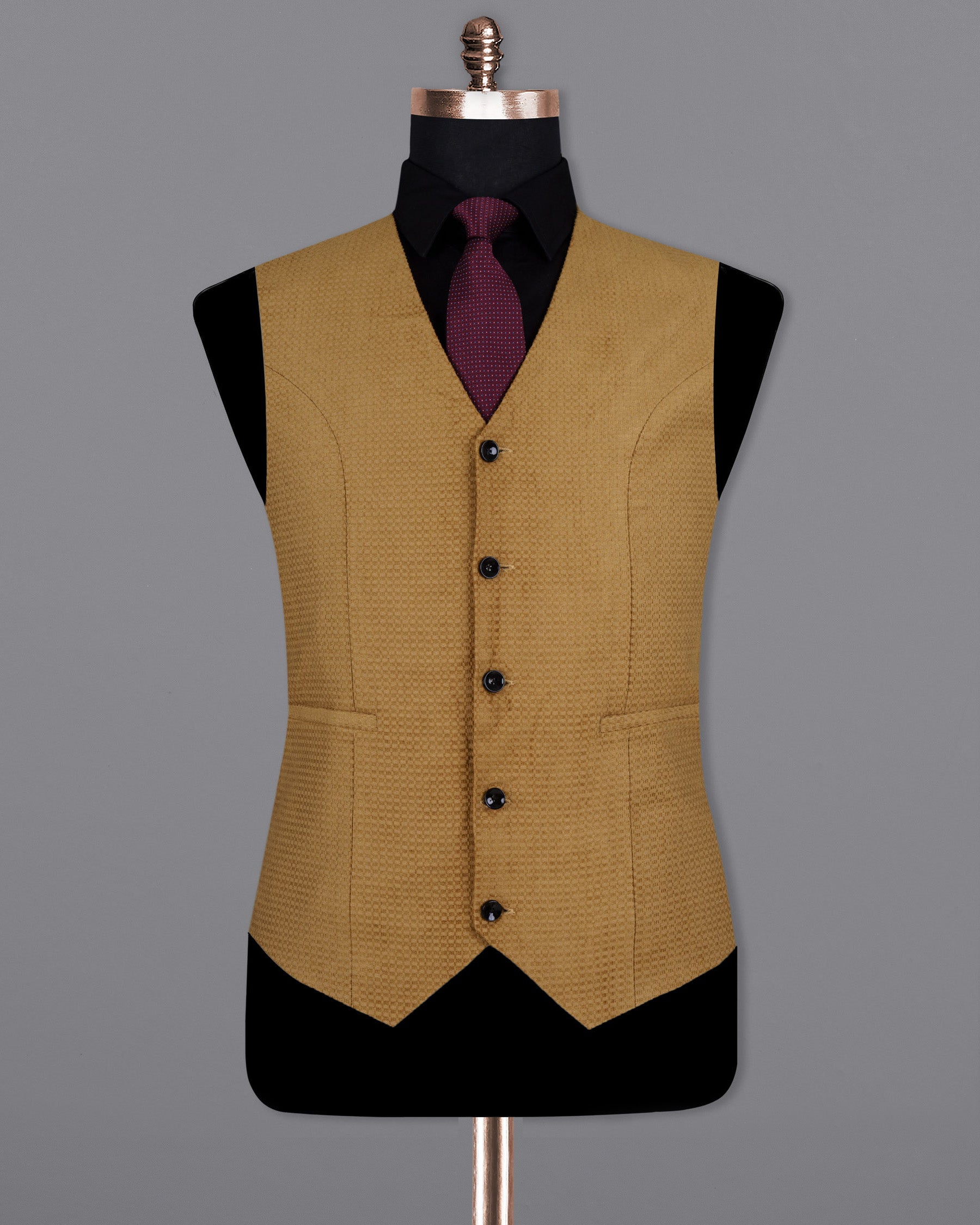 Reno Sand Brown Velvet Corduroy Box patterned Sports Waistcoat V1545-36, V1545-38, V1545-40, V1545-42, V1545-44, V1545-46, V1545-48, V1545-50, V1545-52, V1545-54, V1545-56, V1545-58, V1545-60