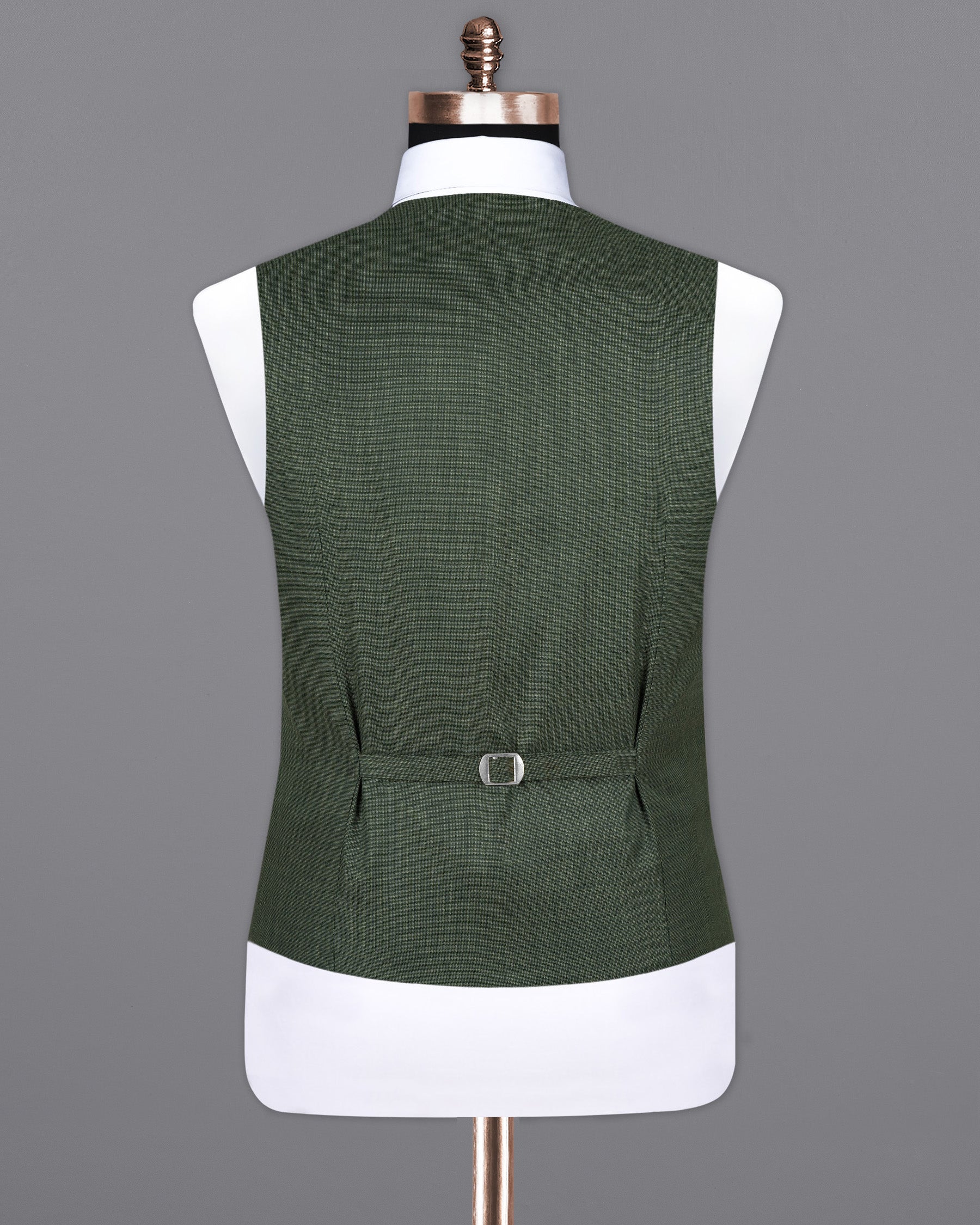 Timber Green Wool Rich Waistcoat V1549-36, V1549-38, V1549-40, V1549-42, V1549-44, V1549-46, V1549-48, V1549-50, V1549-52, V1549-54, V1549-56, V1549-58, V1549-60