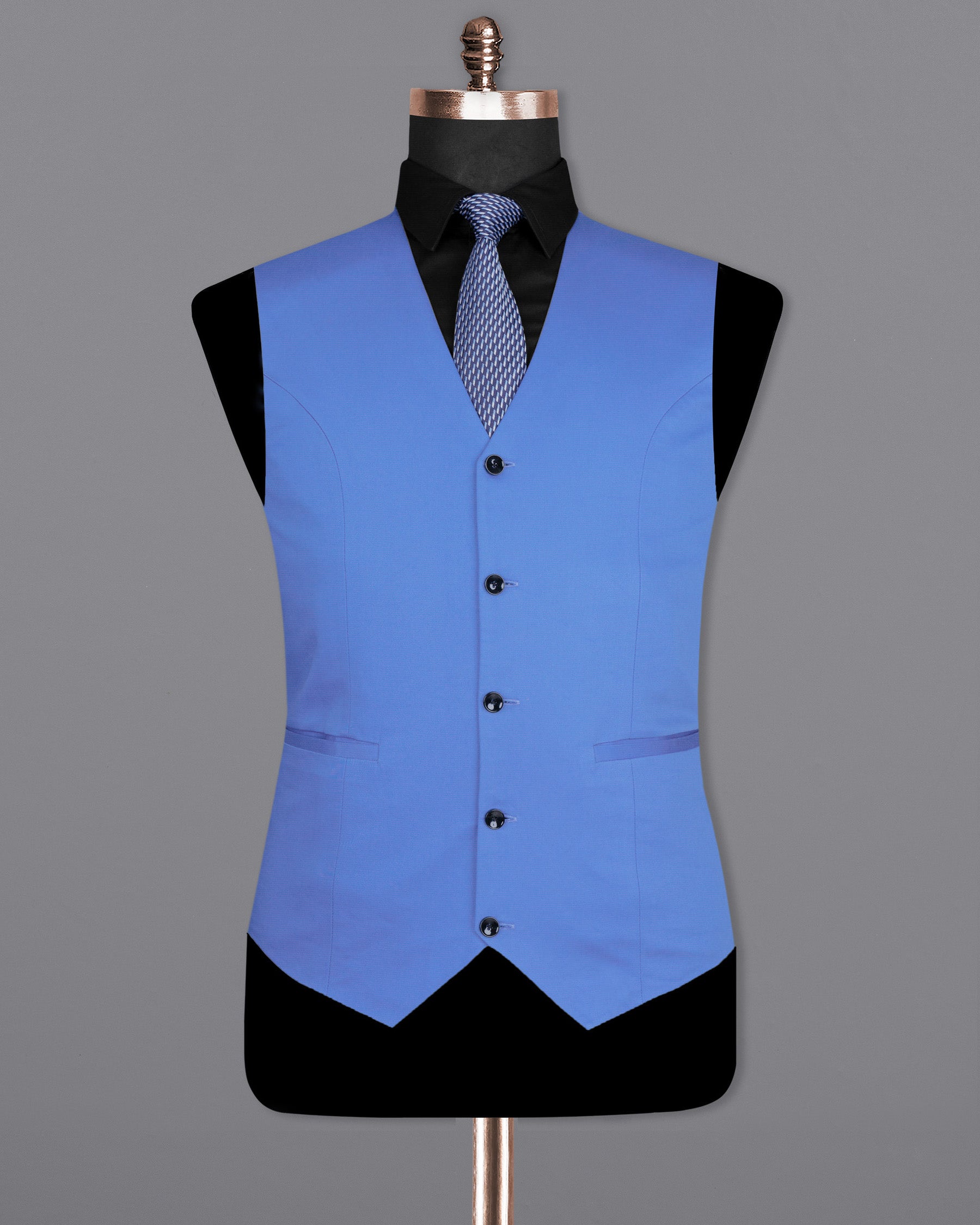 Royal Blue Premium Cotton Waistcoat V1550-36, V1550-38, V1550-40, V1550-42, V1550-44, V1550-46, V1550-48, V1550-50, V1550-52, V1550-54, V1550-56, V1550-58, V1550-60