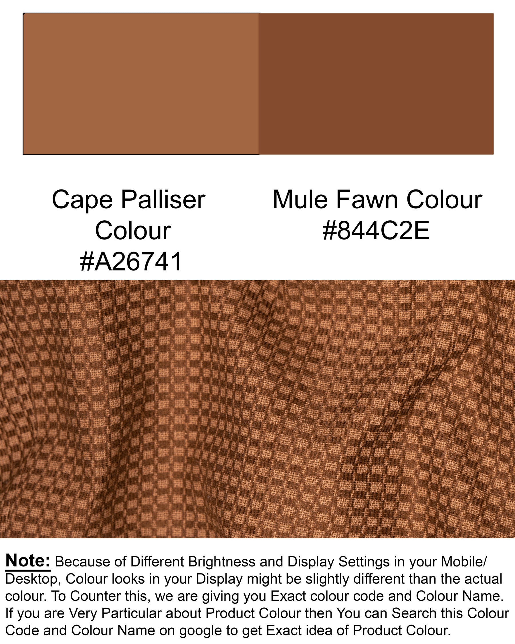 Cape Palliser Brown Velvet Corduroy Box patterned Sports Waistcoat V1553-36, V1553-38, V1553-40, V1553-42, V1553-44, V1553-46, V1553-48, V1553-50, V1553-52, V1553-54, V1553-56, V1553-58, V1553-60