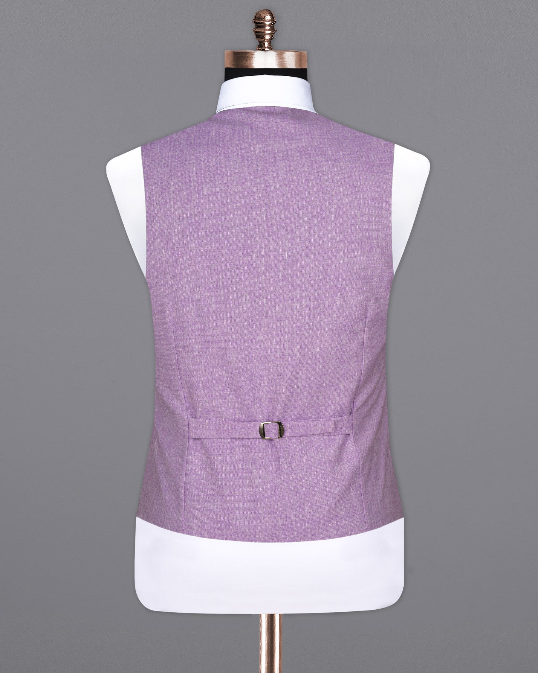 London Hue lilac Luxurious Linen Sports Waistcoat V1558-36, V1558-38, V1558-40, V1558-42, V1558-44, V1558-46, V1558-48, V1558-50, V1558-52, V1558-54, V1558-56, V1558-58, V1558-60