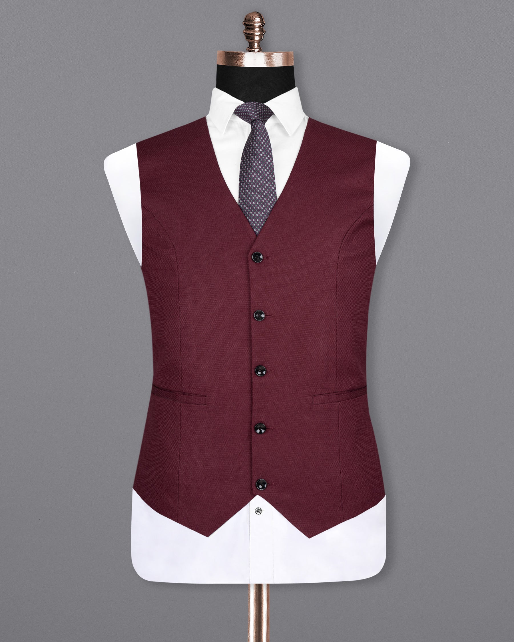 Cocoa Bean Wool Rich Waistcoat V1572-36, V1572-38, V1572-40, V1572-42, V1572-44, V1572-46, V1572-48, V1572-50, V1572-52, V1572-54, V1572-56, V1572-58, V1572-60