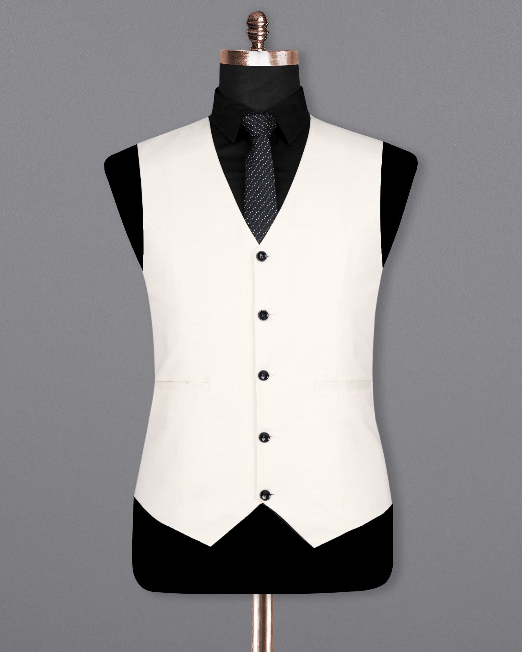 Bright White Premium Cotton Sports Waistcoat V1575-36, V1575-38, V1575-40, V1575-42, V1575-44, V1575-46, V1575-48, V1575-50, V1575-52, V1575-54, V1575-56, V1575-58, V1575-60