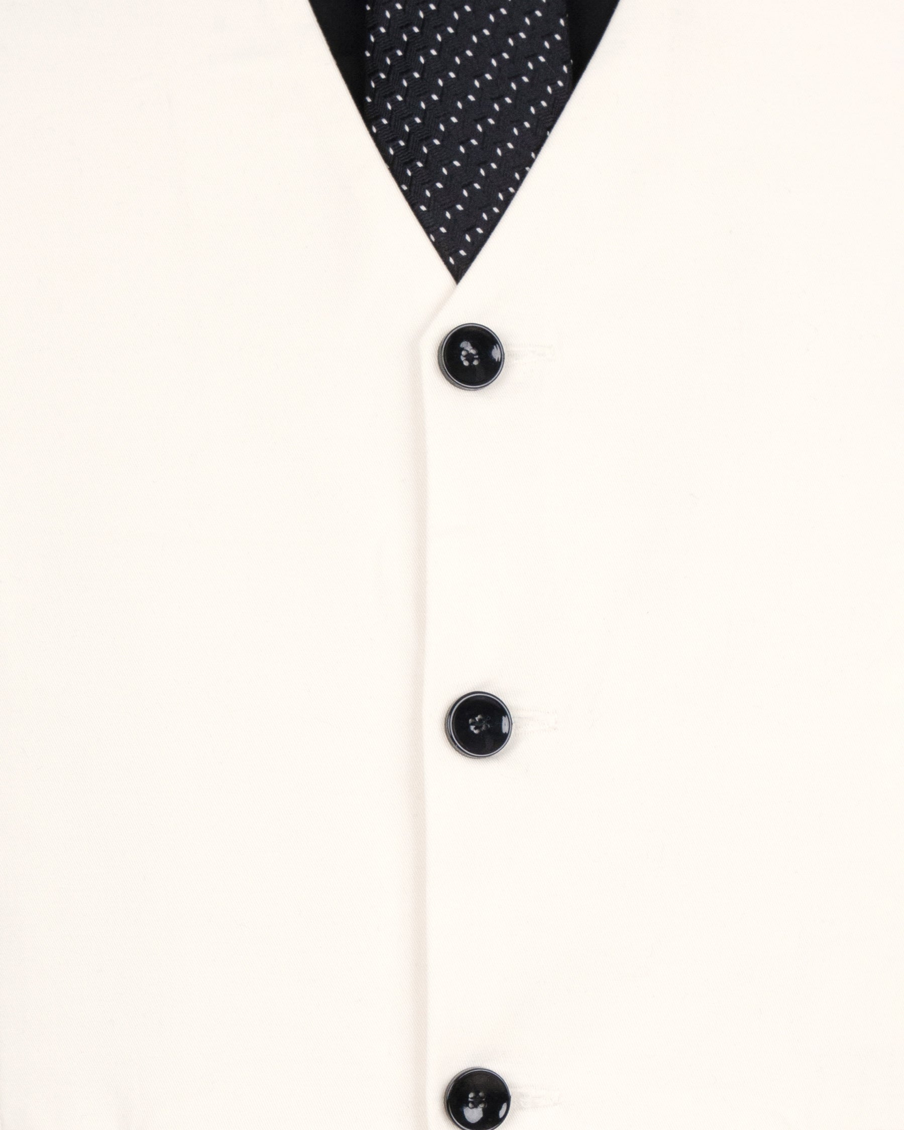 Bright White Premium Cotton Sports Waistcoat V1575-36, V1575-38, V1575-40, V1575-42, V1575-44, V1575-46, V1575-48, V1575-50, V1575-52, V1575-54, V1575-56, V1575-58, V1575-60