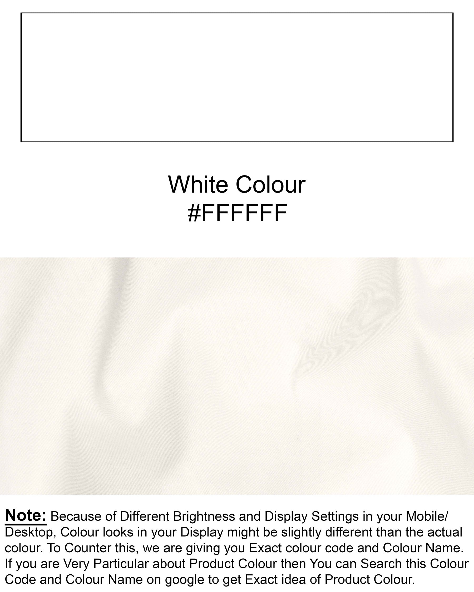 Bright White Premium Cotton Sports Waistcoat V1575-36, V1575-38, V1575-40, V1575-42, V1575-44, V1575-46, V1575-48, V1575-50, V1575-52, V1575-54, V1575-56, V1575-58, V1575-60