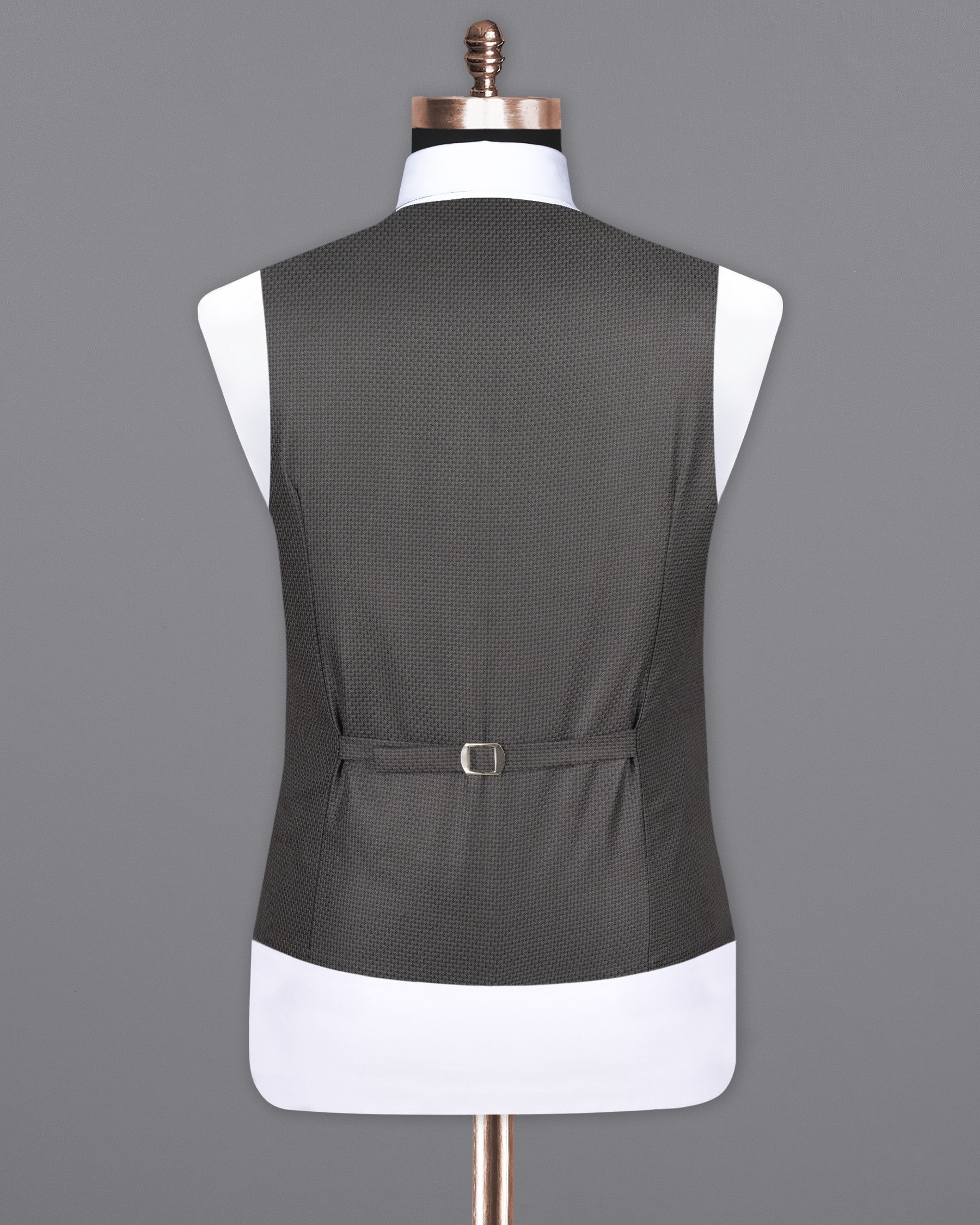 Ironside Grey With Black Patterned Woolrich Waistcoat V1581-36, V1581-38, V1581-40, V1581-42, V1581-44, V1581-46, V1581-48, V1581-50, V1581-52, V1581-54, V1581-56, V1581-58, V1581-60