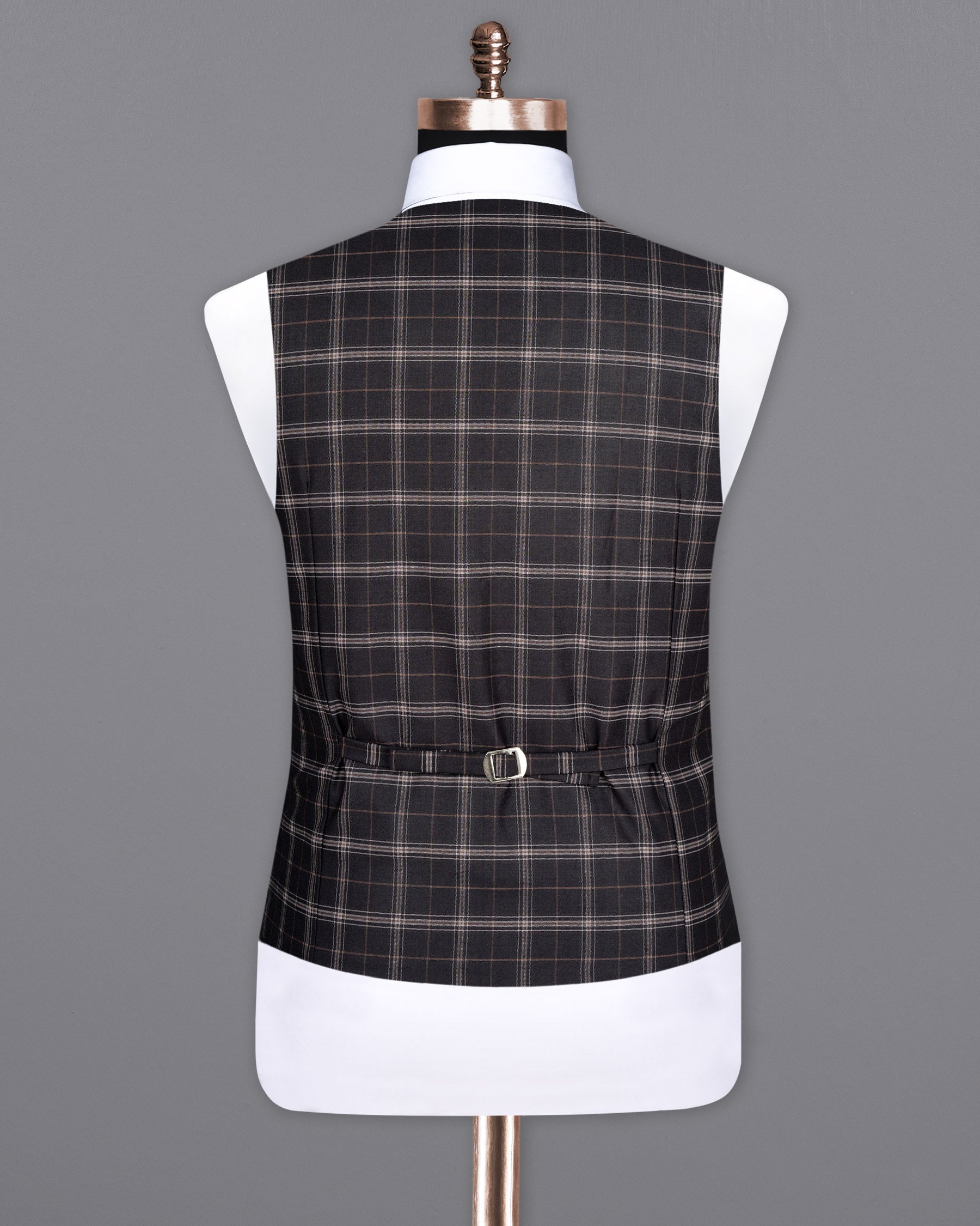 Mind Shaft Black Plaid Woolrich Waistcoat V1620-36, V1620-38, V1620-40, V1620-42, V1620-44, V1620-46, V1620-48, V1620-50, V1620-52, V1620-54, V1620-56, V1620-58, V1620-60