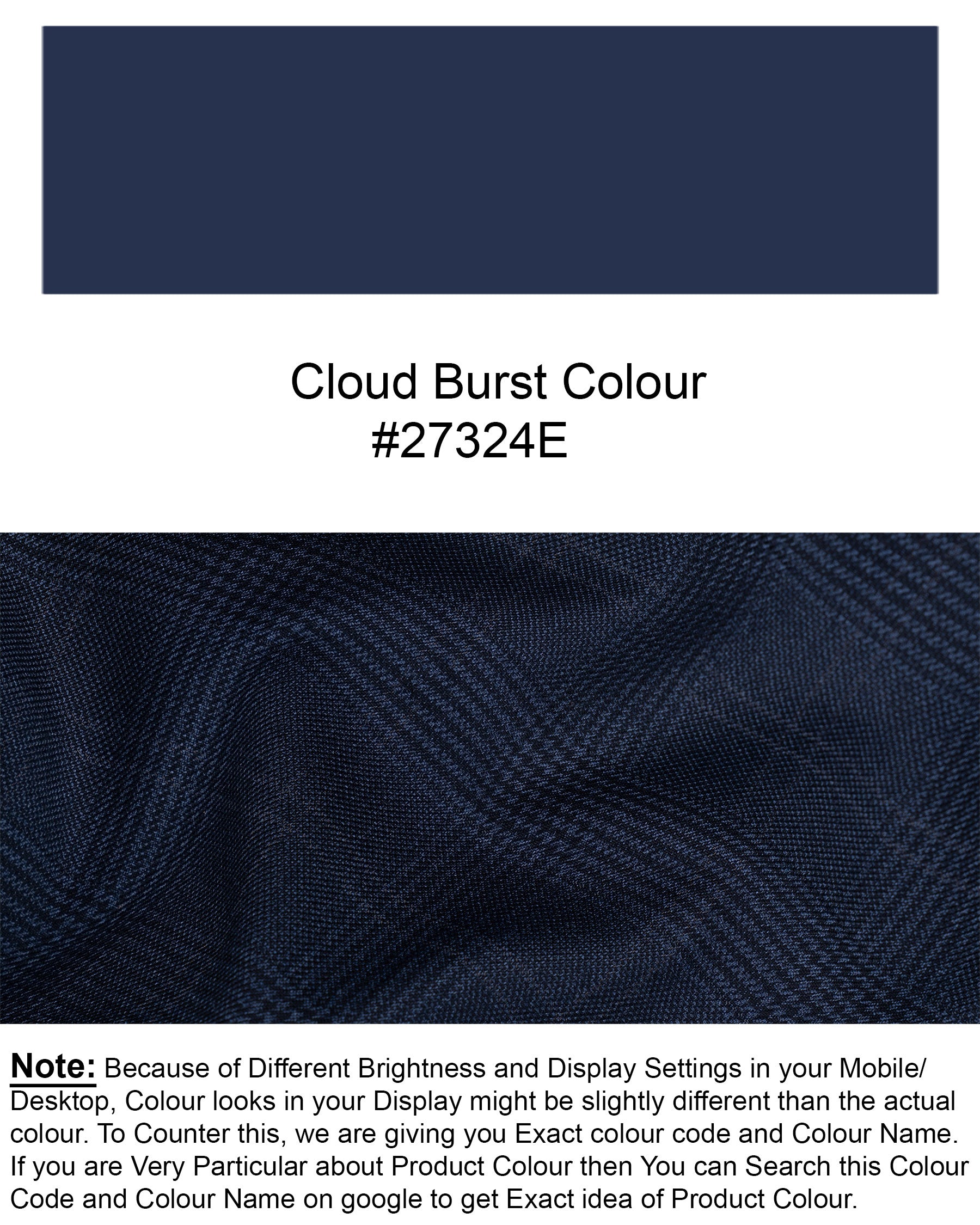 Cloud Burst Blue Super fine Subtle Checkered Woolrich Waistcoat V1634-36, V1634-38, V1634-40, V1634-42, V1634-44, V1634-46, V1634-48, V1634-50, V1634-52, V1634-54, V1634-56, V1634-58, V1634-60