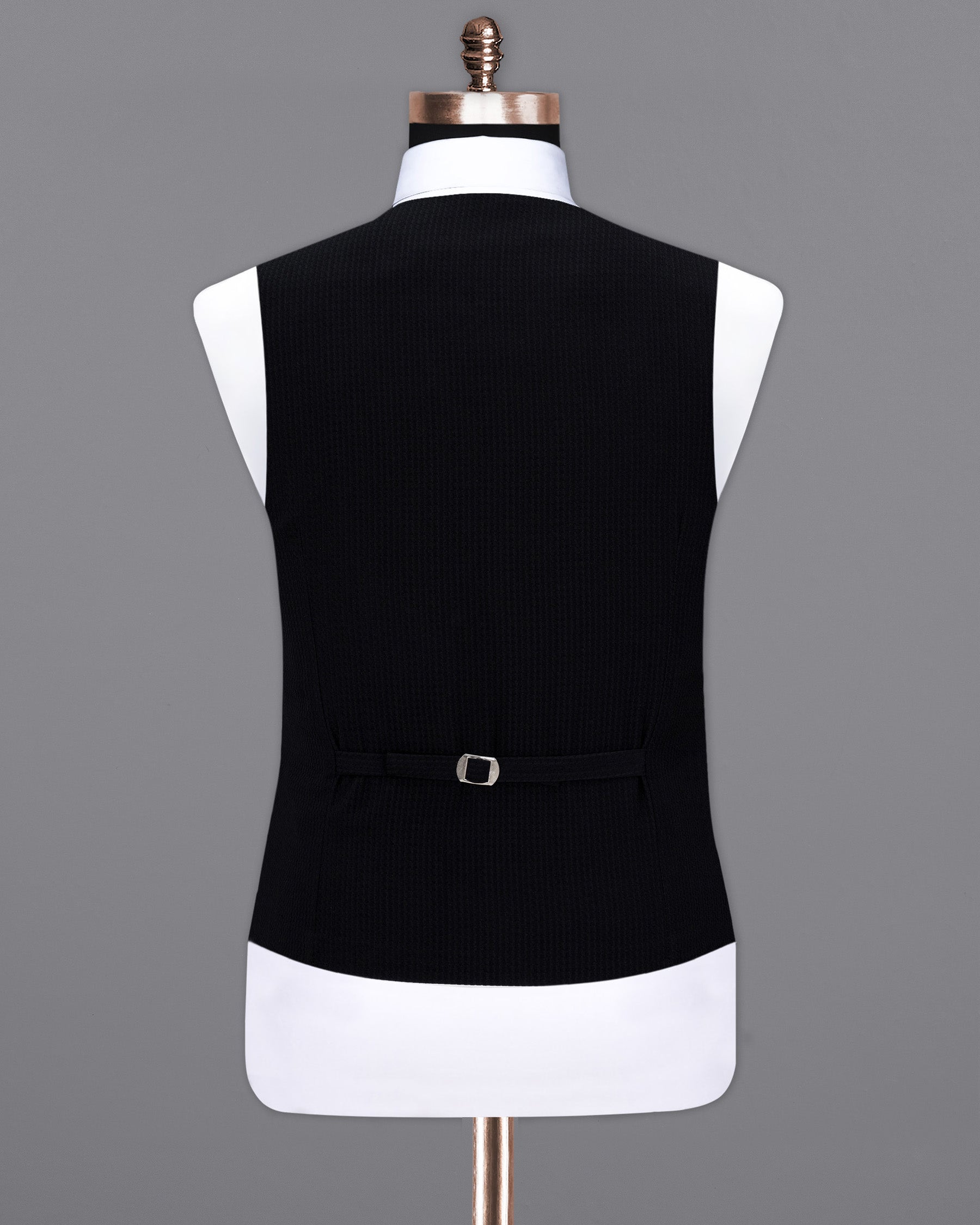 Smoky Black Super Soft Waistcoat V1641-36, V1641-38, V1641-40, V1641-42, V1641-44, V1641-46, V1641-48, V1641-50, V1641-52, V1641-54, V1641-56, V1641-58, V1641-60