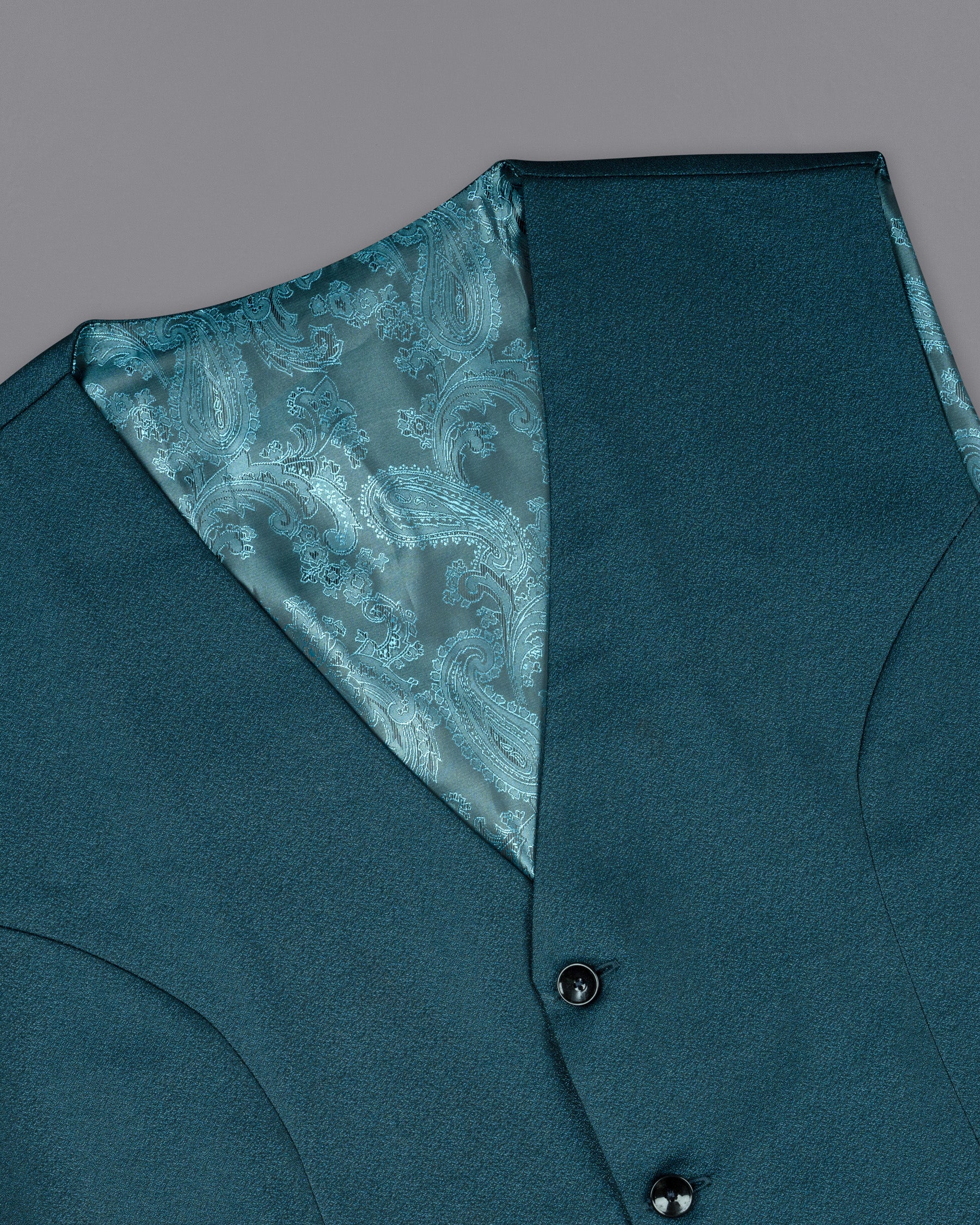 Cyprus Green Textured Waistcoat V1682-36, V1682-38, V1682-40, V1682-42, V1682-44, V1682-46, V1682-48, V1682-50, V1682-52, V1682-54, V1682-56, V1682-58, V1682-60