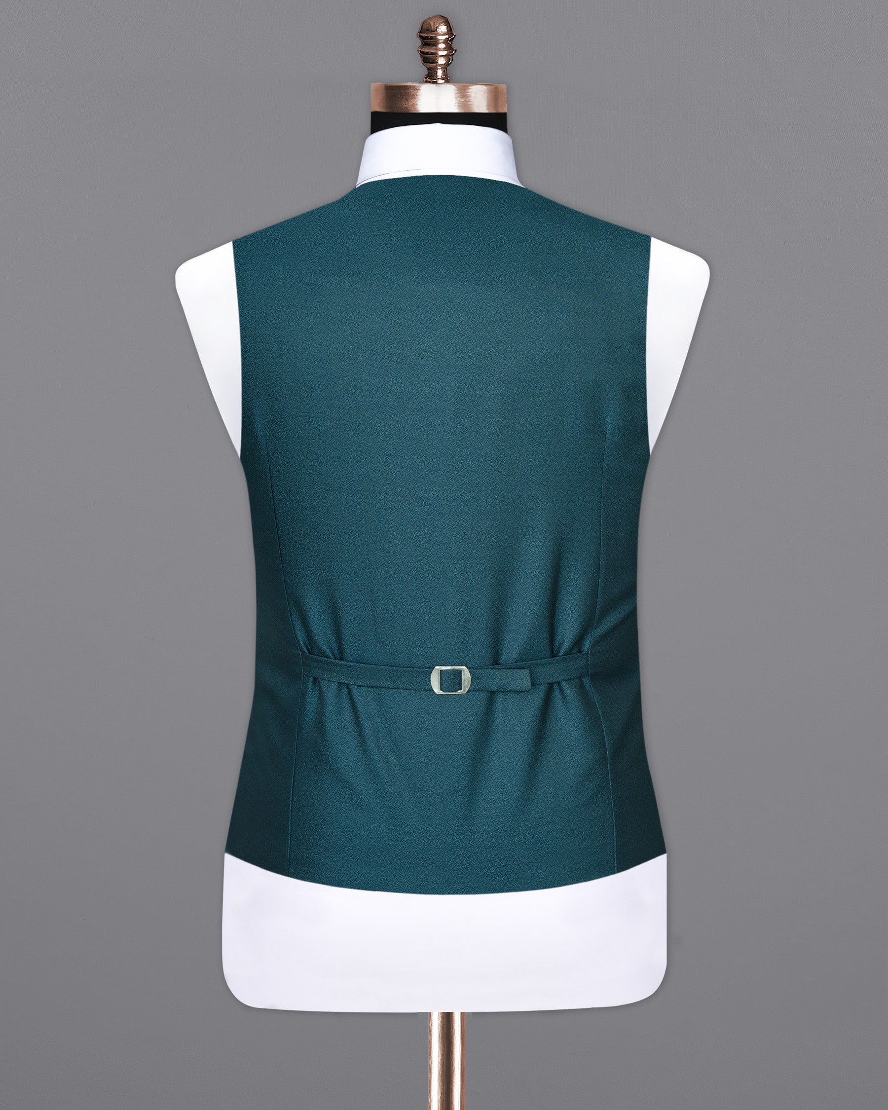 Cyprus Green Textured Waistcoat V1682-36, V1682-38, V1682-40, V1682-42, V1682-44, V1682-46, V1682-48, V1682-50, V1682-52, V1682-54, V1682-56, V1682-58, V1682-60