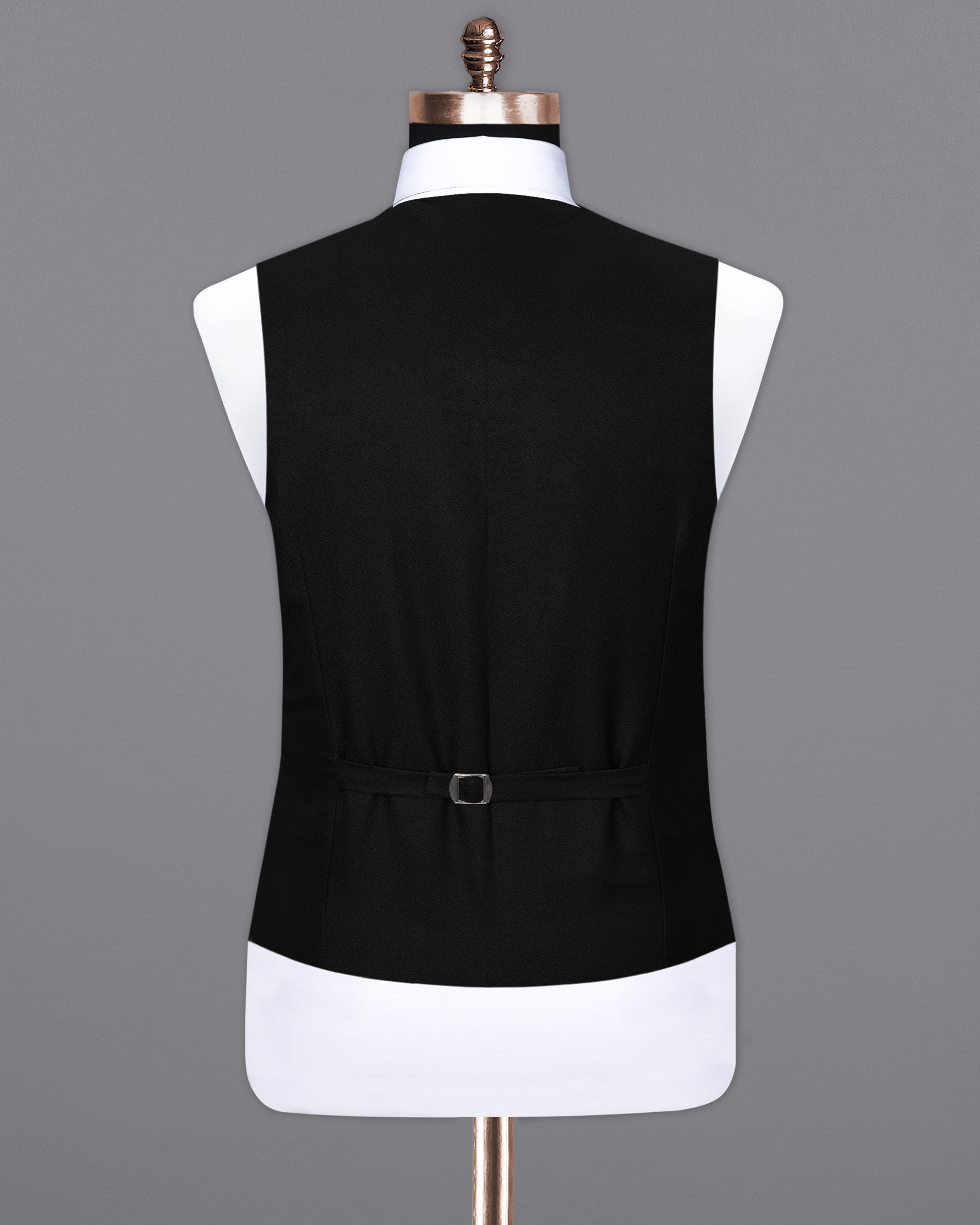 Jade Black Textured Waistcoat V1683-36, V1683-38, V1683-40, V1683-42, V1683-44, V1683-46, V1683-48, V1683-50, V1683-52, V1683-54, V1683-56, V1683-58, V1683-60