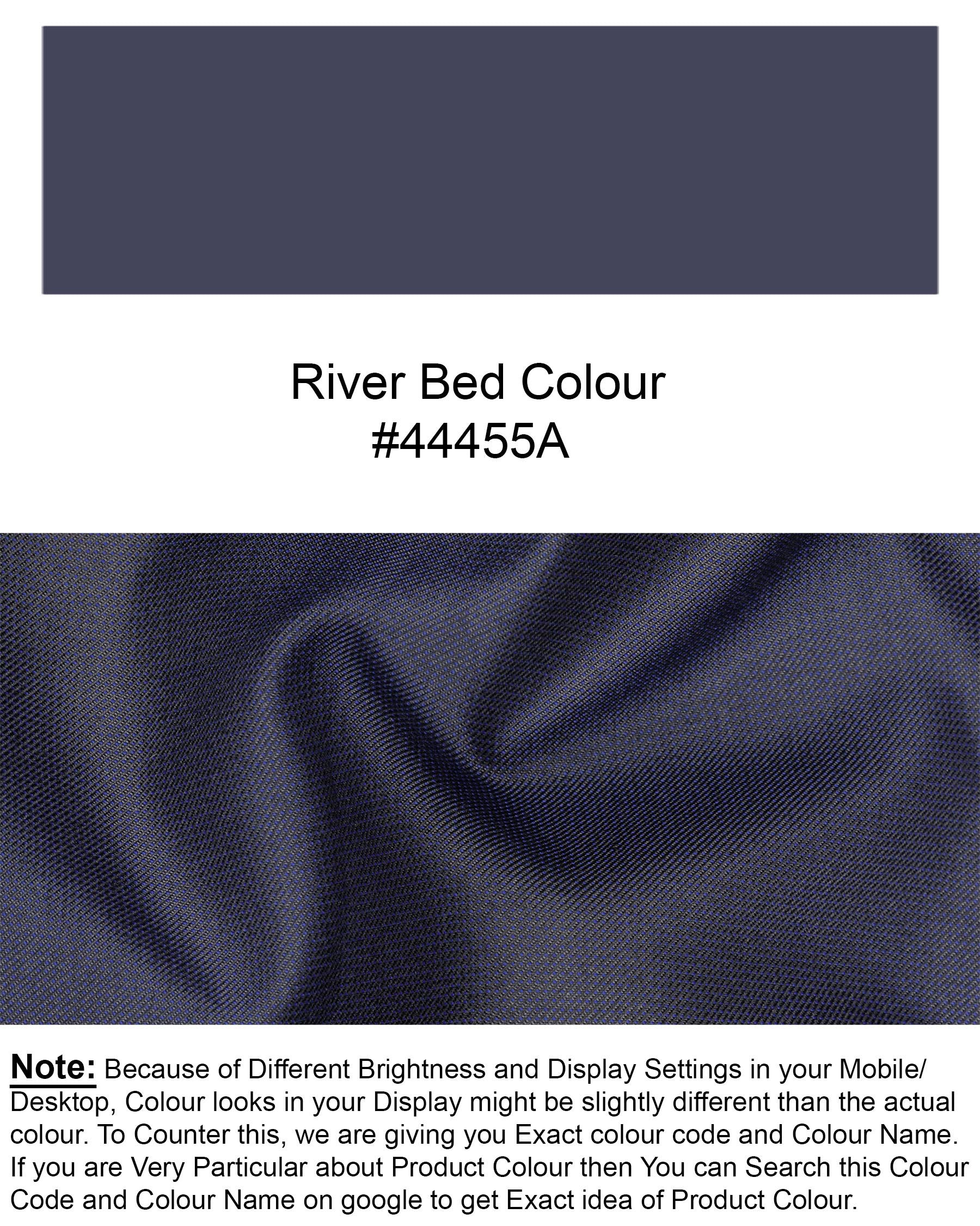 River Bed Blue Textured Waistcoat V1708-36, V1708-38, V1708-40, V1708-42, V1708-44, V1708-46, V1708-48, V1708-50, V1708-52, V1708-54, V1708-56, V1708-58, V1708-60