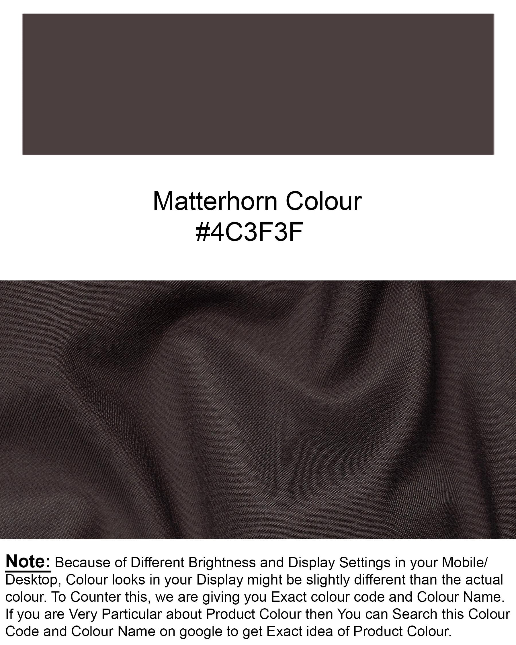 Matterhorn Brown Textured Waistcoat