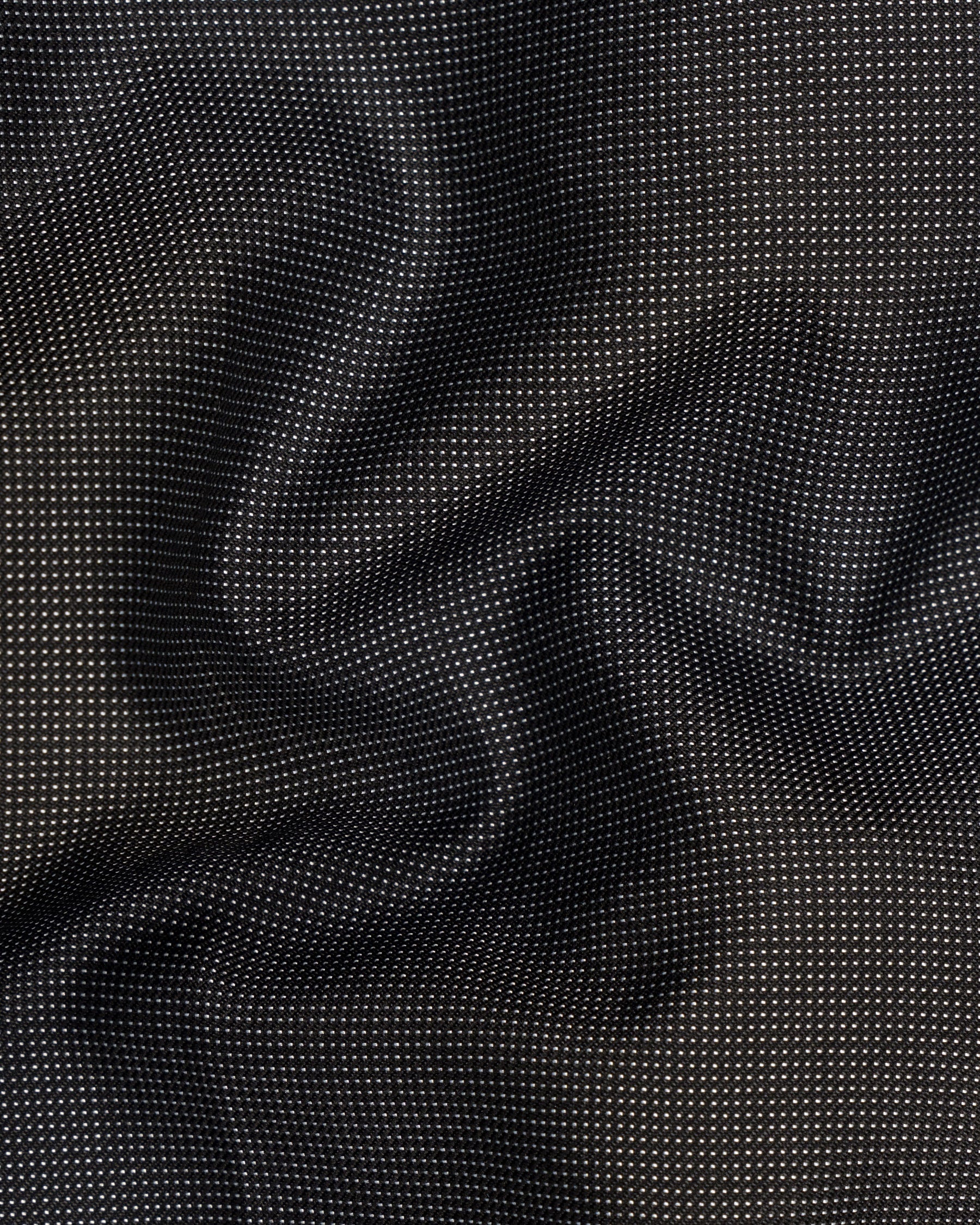Dark Grey Dotted Textured Waistcoat