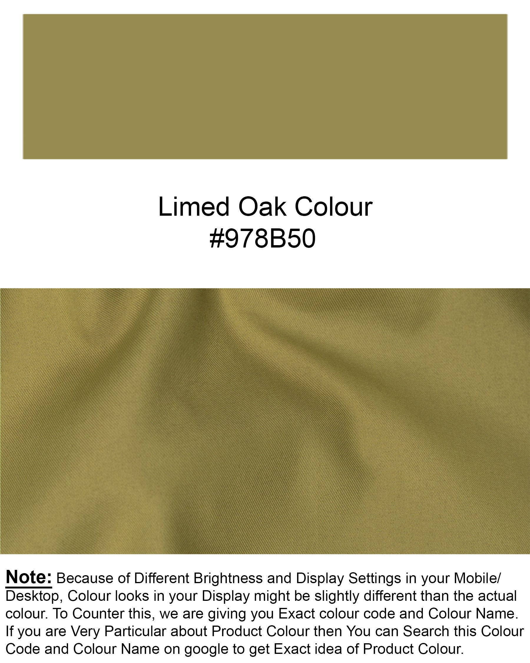 Limed Oak Solid Sports Waistcoat
