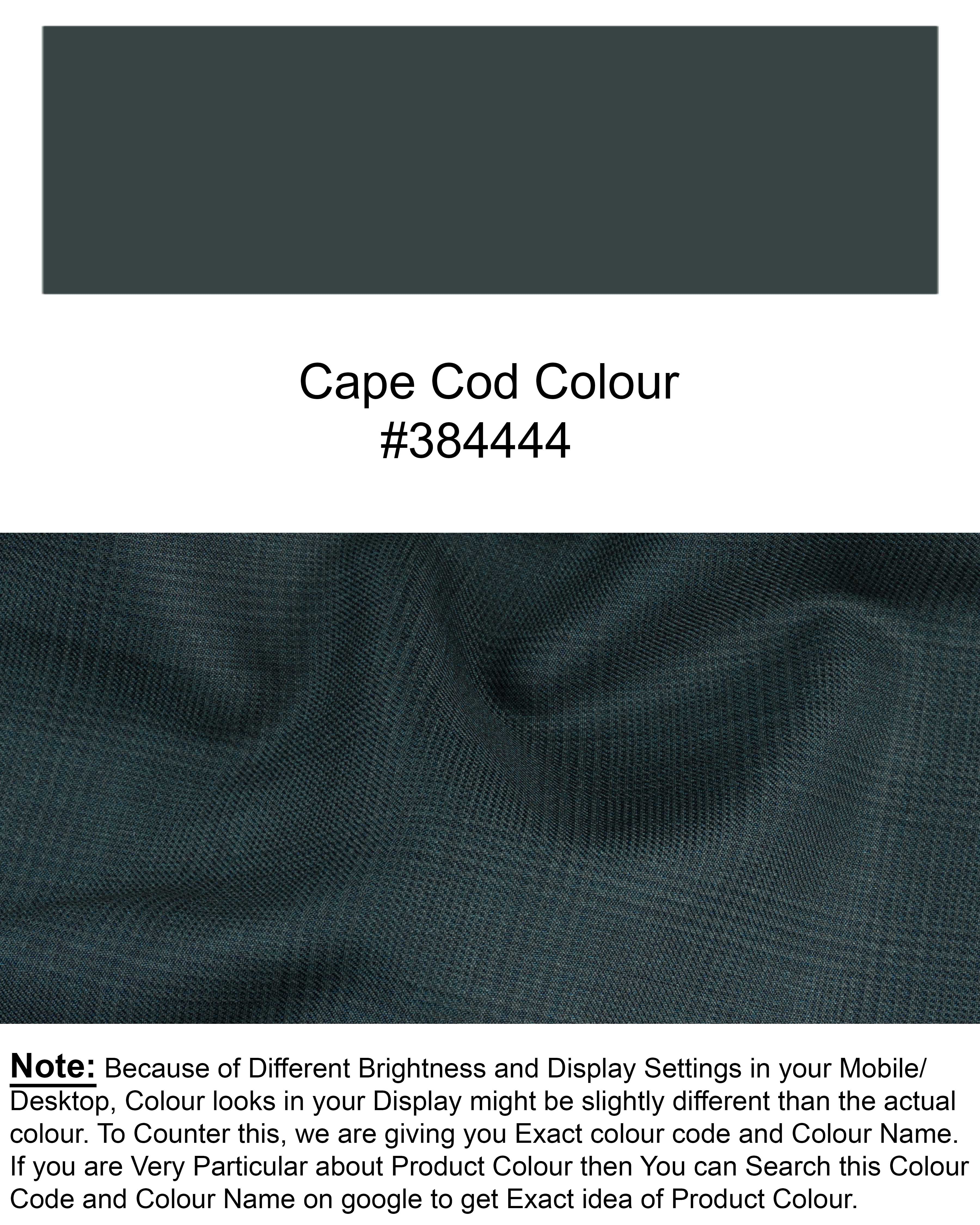 Cape Cod Green Subtle Plaid Waistcoat V1747-36, V1747-38, V1747-40, V1747-42, V1747-44, V1747-46, V1747-48, V1747-50, V1747-52, V1747-54, V1747-56, V1747-58, V1747-60