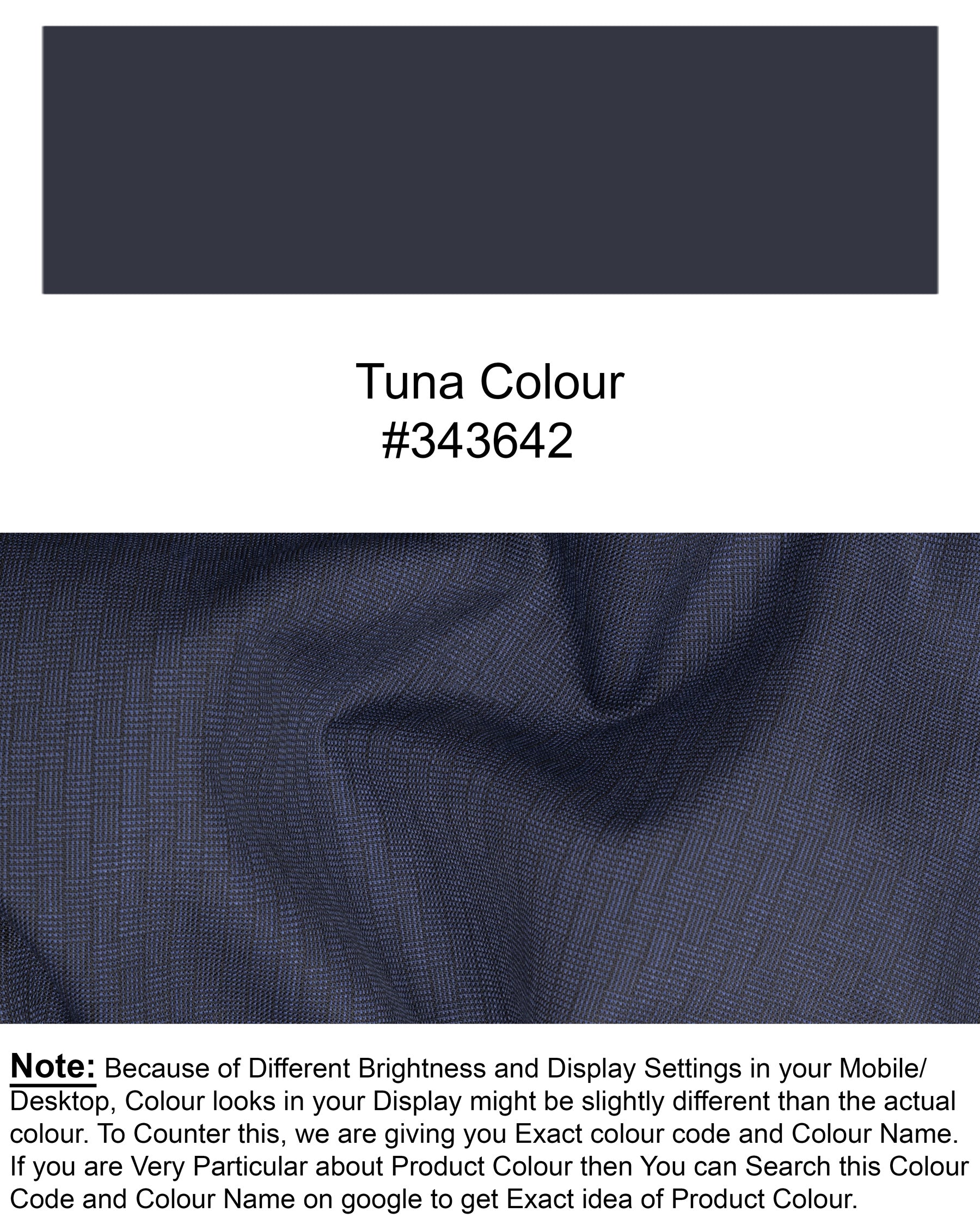 Tuna Blue Premium Cotton Sports Waistcoat V1749-36, V1749-38, V1749-40, V1749-42, V1749-44, V1749-46, V1749-48, V1749-50, V1749-52, V1749-54, V1749-56, V1749-58, V1749-60