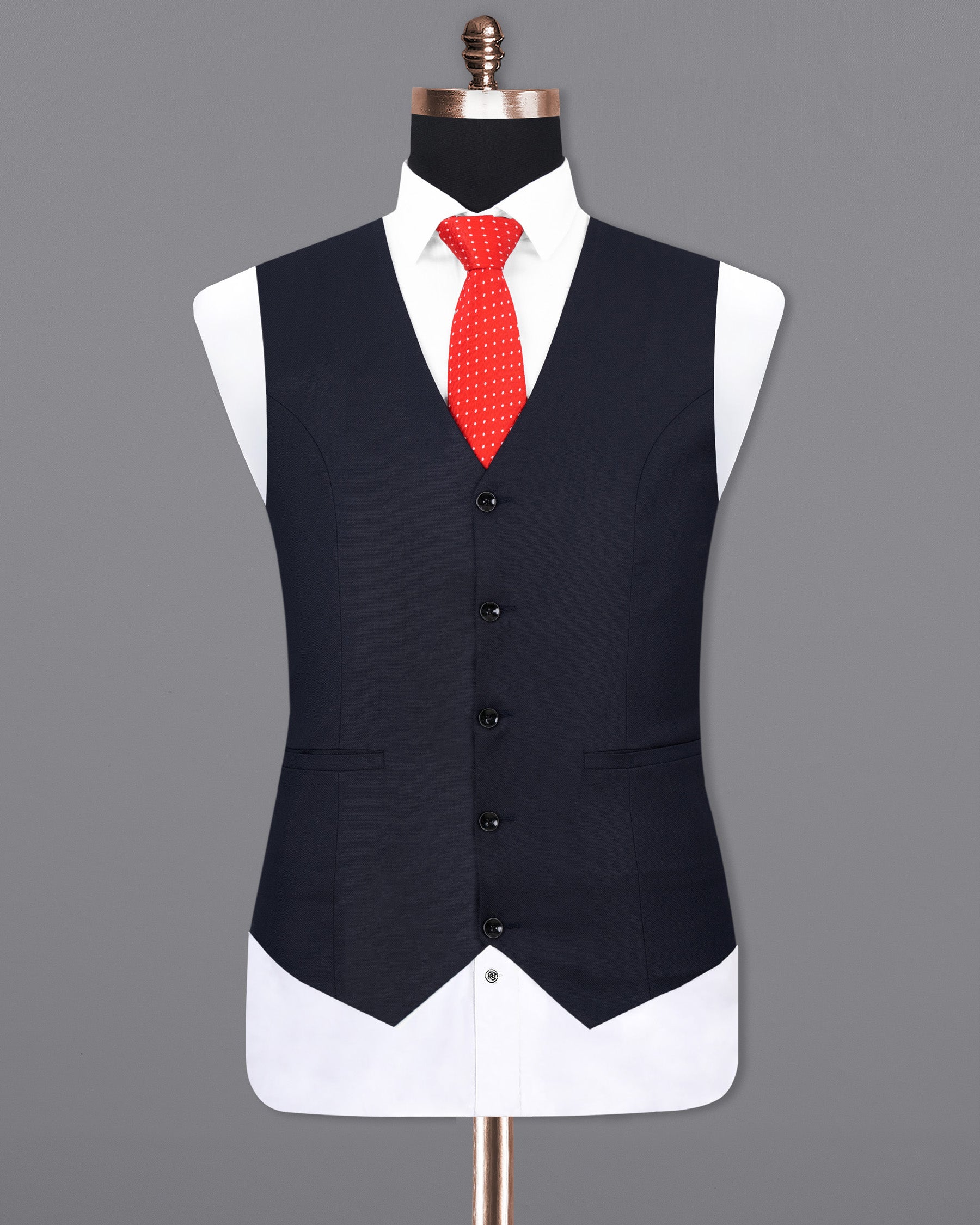 Ebony Clay Blue textured Waistcoat V1773-36, V1773-38, V1773-40, V1773-42, V1773-44, V1773-46, V1773-48, V1773-50, V1773-52, V1773-54, V1773-56, V1773-58, V1773-60