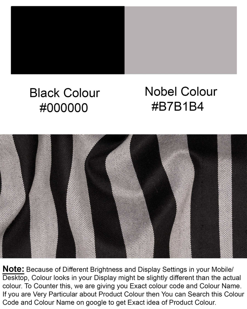 Nobel Grey with Black Striped Waistcoat V1781-36, V1781-38, V1781-40, V1781-42, V1781-44, V1781-46, V1781-48, V1781-50, V1781-52, V1781-54, V1781-56, V1781-58, V1781-60