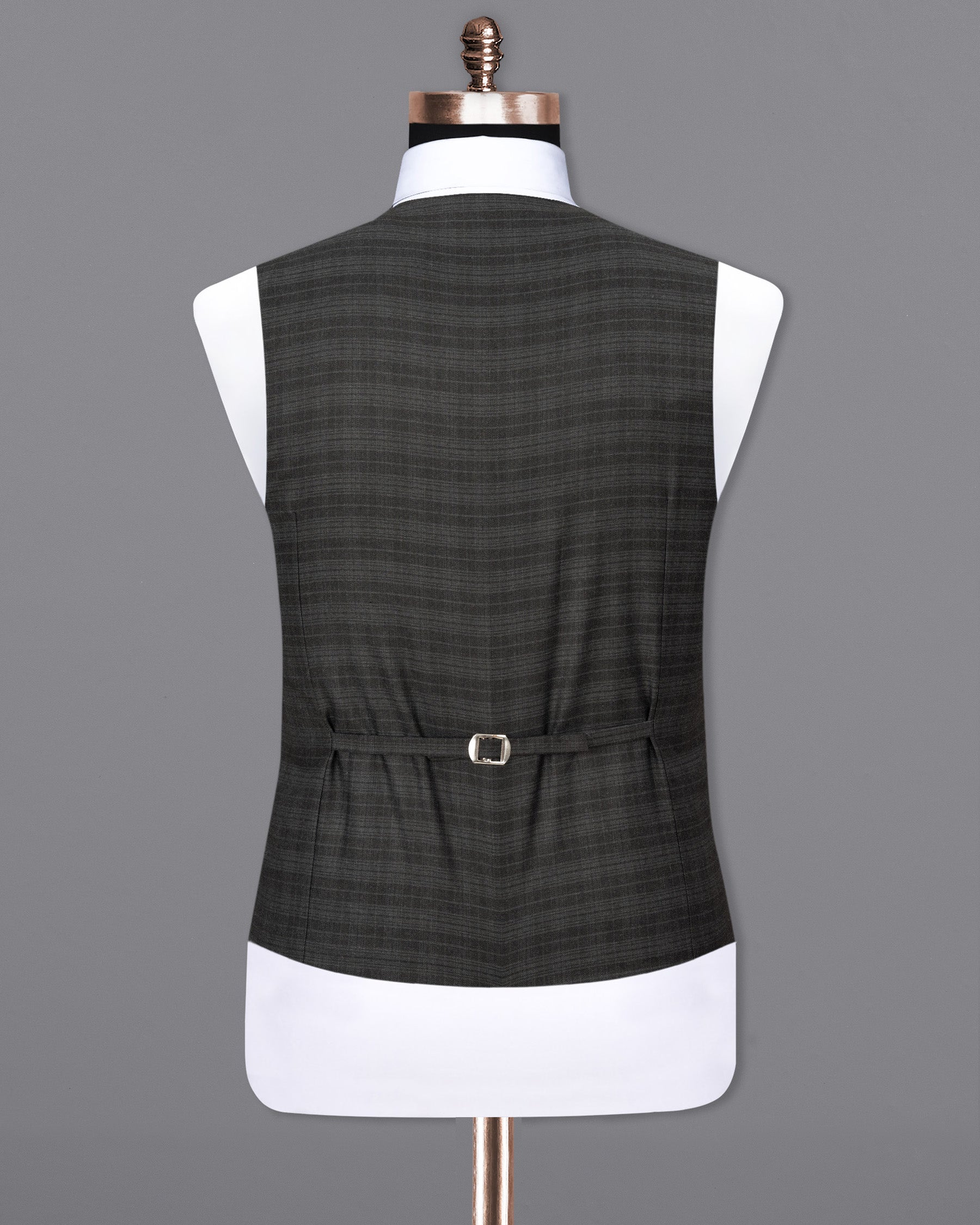 Iridium Grey Subtle Plaid Waistcoat V1782-36, V1782-38, V1782-40, V1782-42, V1782-44, V1782-46, V1782-48, V1782-50, V1782-52, V1782-54, V1782-56, V1782-58, V1782-60