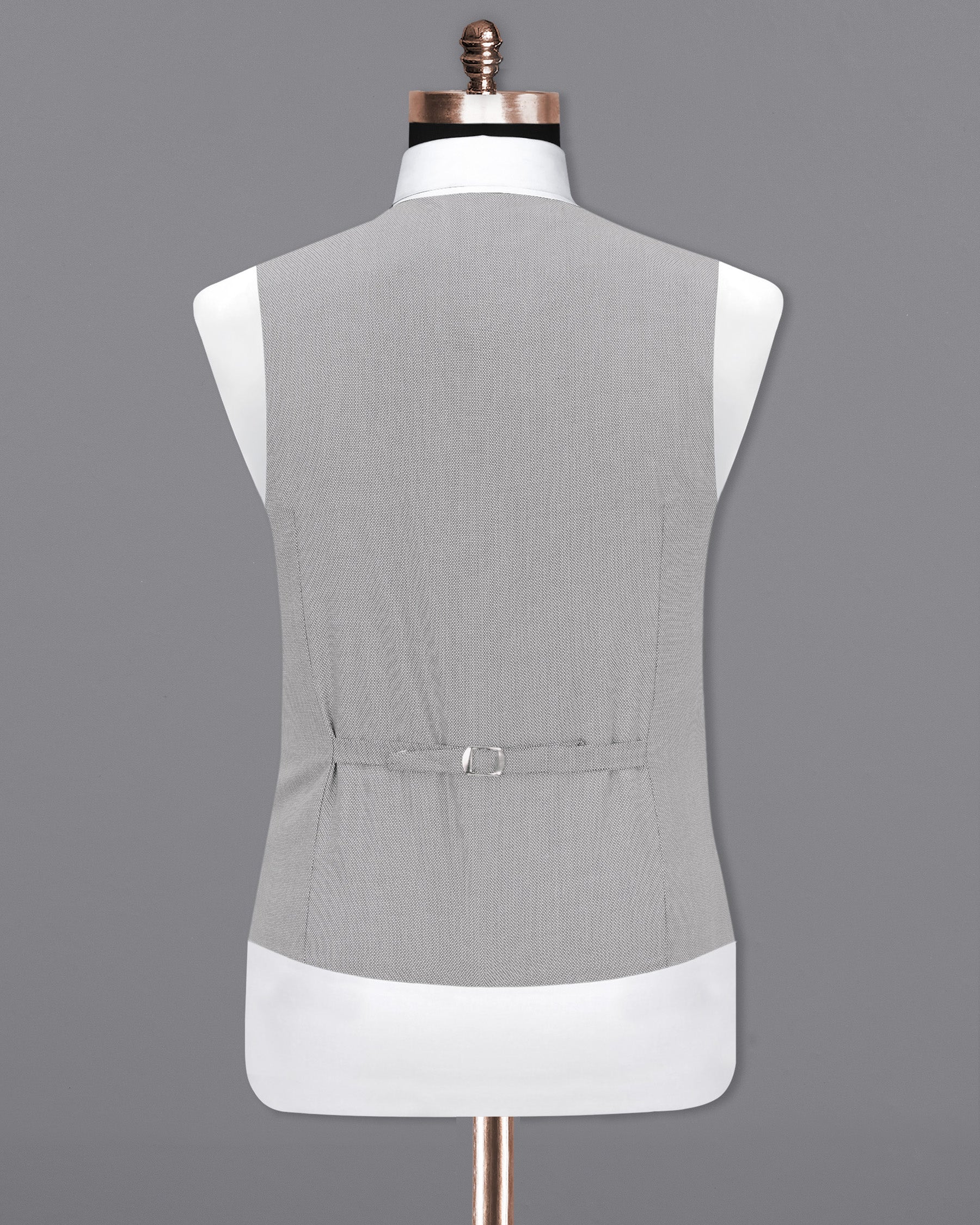 Ghost Grey Textured Waistcoat V1879-36, V1879-38, V1879-40, V1879-42, V1879-44, V1879-46, V1879-48, V1879-50, V1879-52, V1879-54, V1879-56, V1879-58, V1879-60