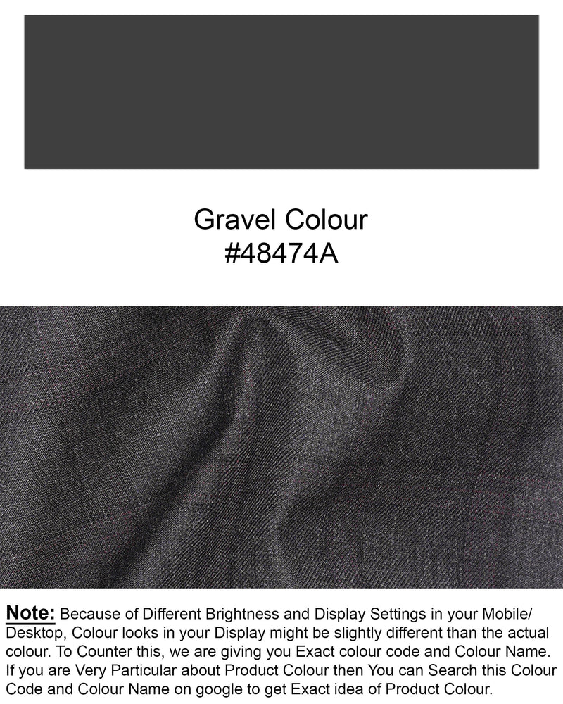 Gravel Gray Plaid  Waistcoat V1887-36, V1887-38, V1887-40, V1887-42, V1887-44, V1887-46, V1887-48, V1887-50, V1887-52, V1887-54, V1887-56, V1887-58, V1887-60