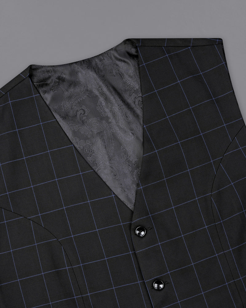Thunder Plaid Waistcoat V1891-36, V1891-38, V1891-40, V1891-42, V1891-44, V1891-46, V1891-48, V1891-50, V1891-52, V1891-54, V1891-56, V1891-58, V1891-60