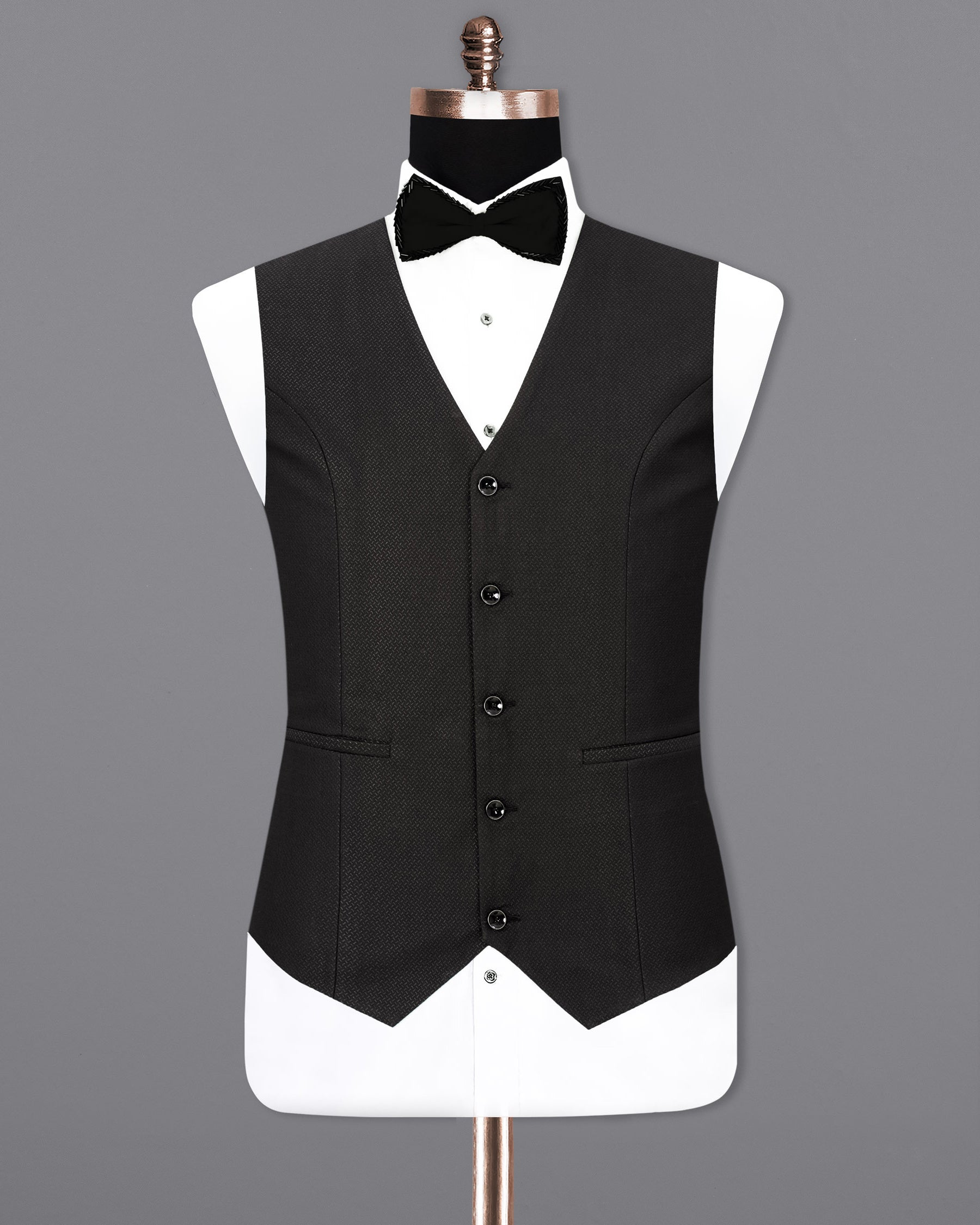 Thunder Black Stripes Waistcoat V1894-36, V1894-38, V1894-40, V1894-42, V1894-44, V1894-46, V1894-48, V1894-50, V1894-52, V1894-54, V1894-56, V1894-58, V1894-60