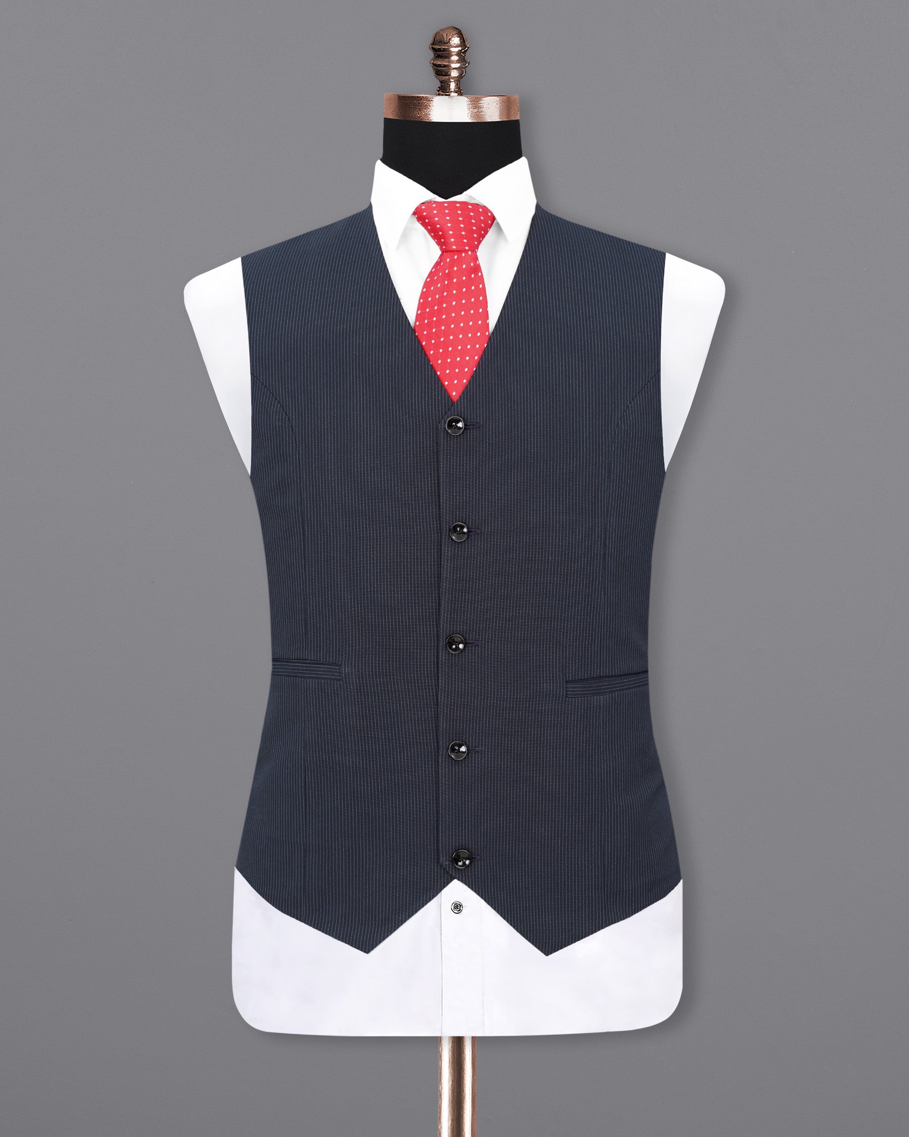 Firefly Pinstripe Waistcoat V1895-36, V1895-38, V1895-40, V1895-42, V1895-44, V1895-46, V1895-48, V1895-50, V1895-52, V1895-54, V1895-56, V1895-58, V1895-60