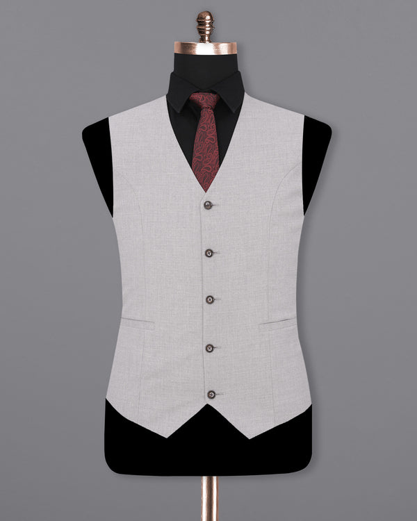 Pearl Slate Gray Plaid Waistcoat V1900-36, V1900-38, V1900-40, V1900-42, V1900-44, V1900-46, V1900-48, V1900-50, V1900-52, V1900-54, V1900-56, V1900-58, V1900-60