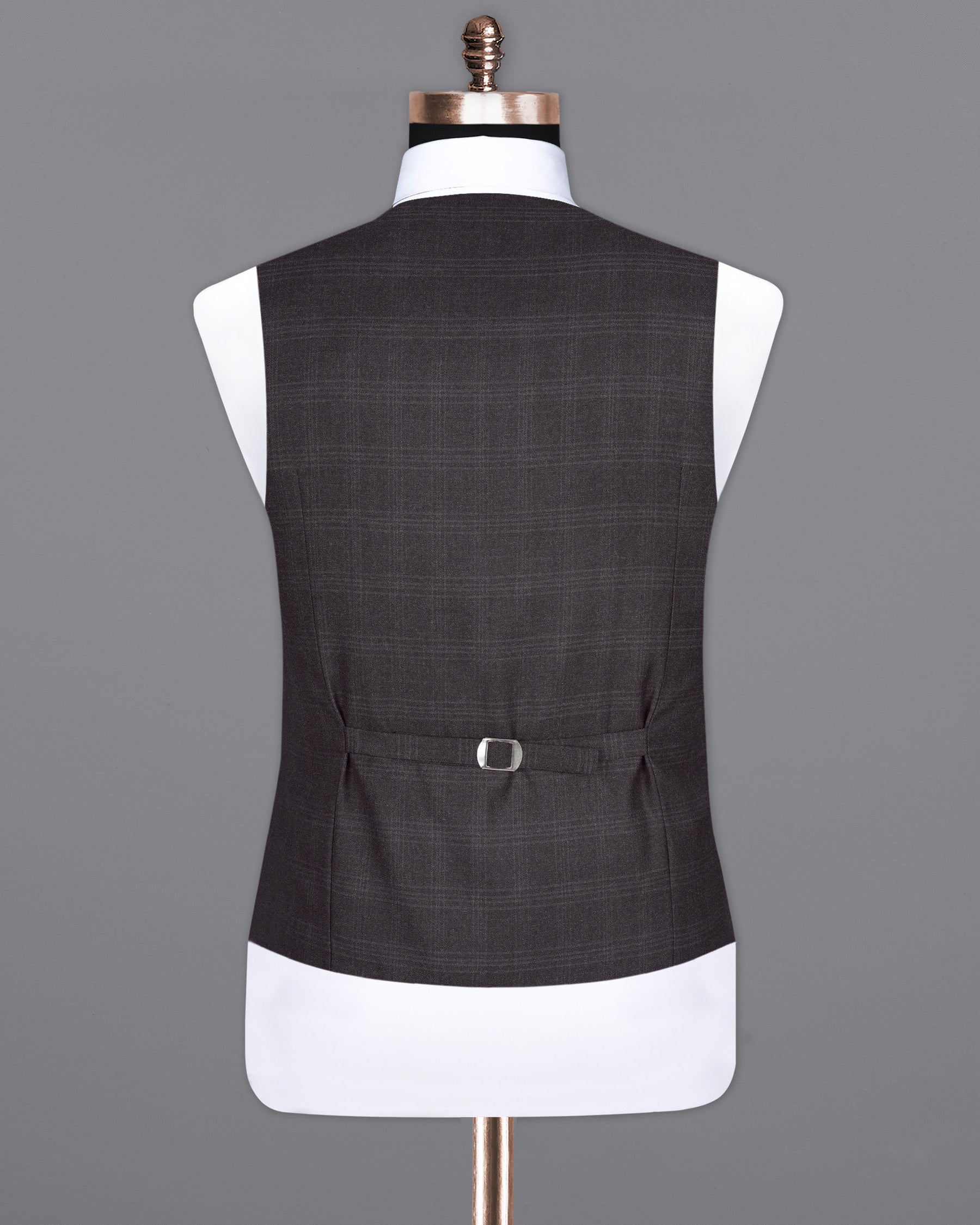 Tuatara Gray Plaid Waistcoat V1934-36, V1934-38, V1934-40, V1934-42, V1934-44, V1934-46, V1934-48, V1934-50, V1934-52, V1934-54, V1934-56, V1934-58, V1934-60