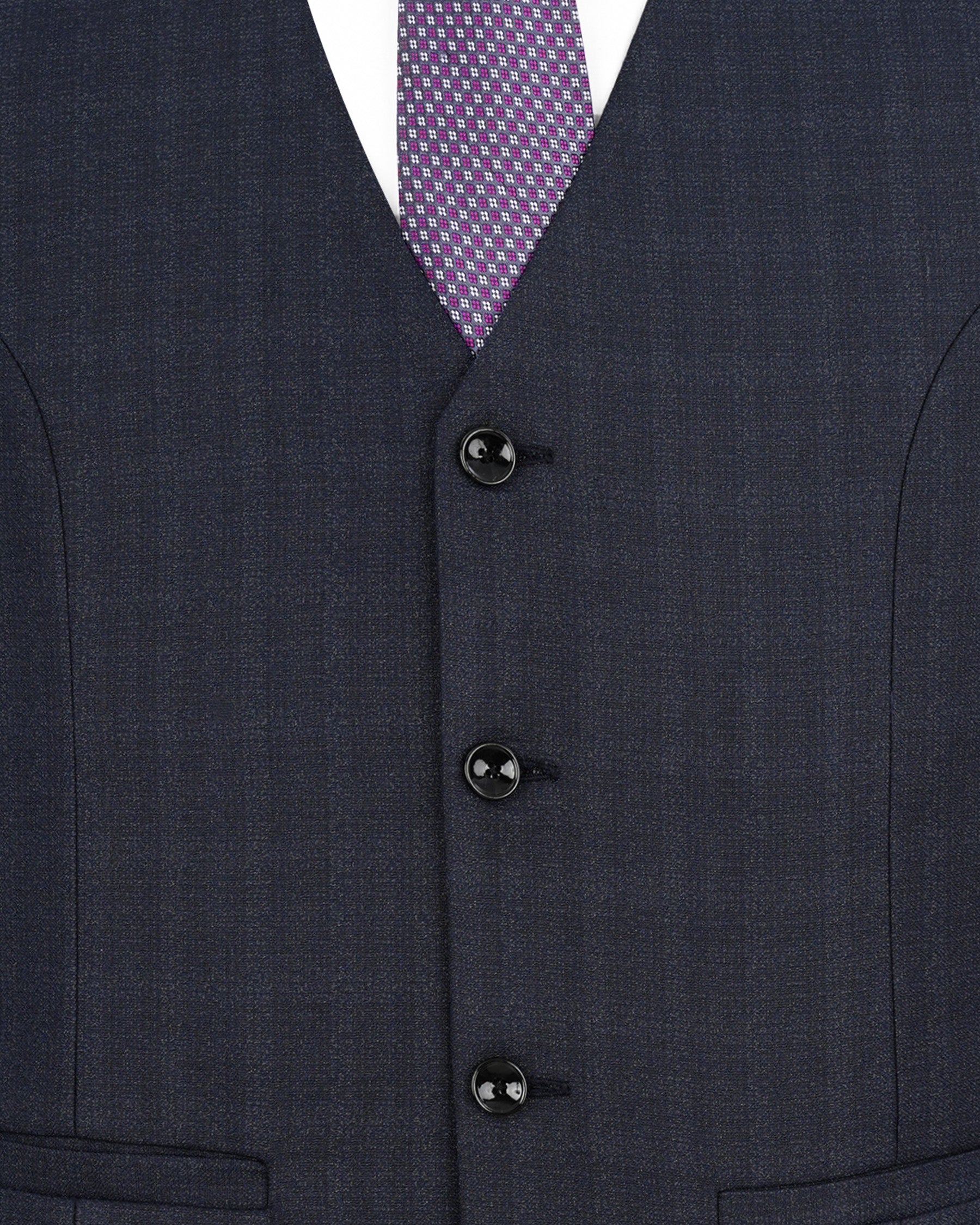 Gunmetal Blue Plaid Waistcoat V1936-36, V1936-38, V1936-40, V1936-42, V1936-44, V1936-46, V1936-48, V1936-50, V1936-52, V1936-54, V1936-56, V1936-58, V1936-60