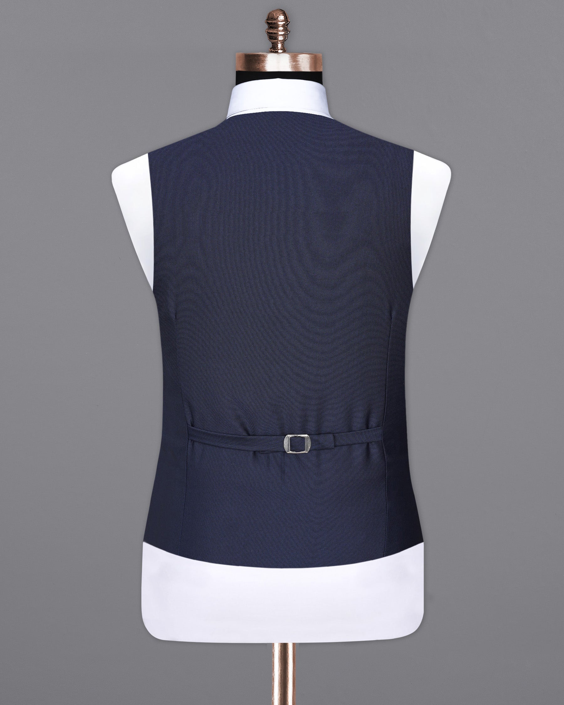 Gunmetal Navy Blue Textured Waistcoat V1941-36, V1941-38, V1941-40, V1941-42, V1941-44, V1941-46, V1941-48, V1941-50, V1941-52, V1941-54, V1941-56, V1941-58, V1941-60