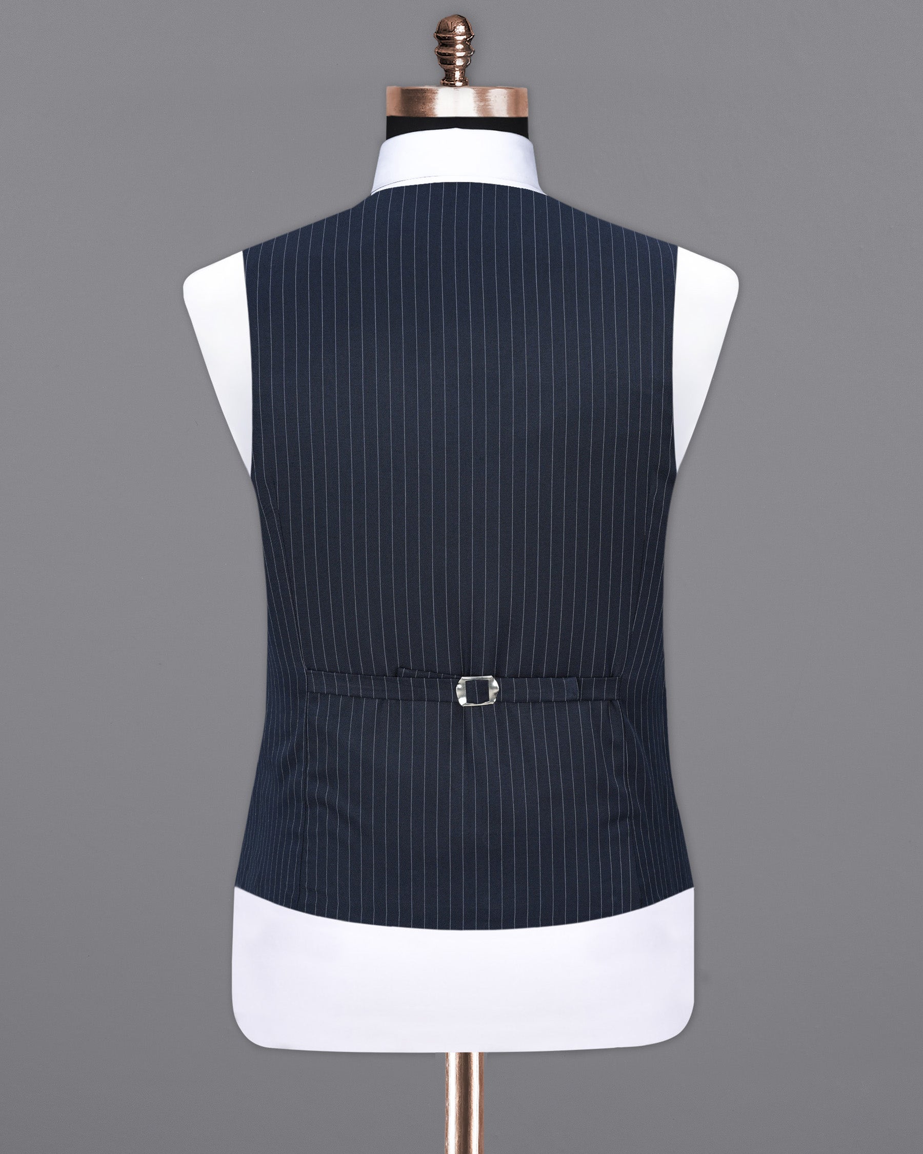 Midnight Mirage Navy Blue Striped Waistcoat V1944-36, V1944-38, V1944-40, V1944-42, V1944-44, V1944-46, V1944-48, V1944-50, V1944-52, V1944-54, V1944-56, V1944-58, V1944-60