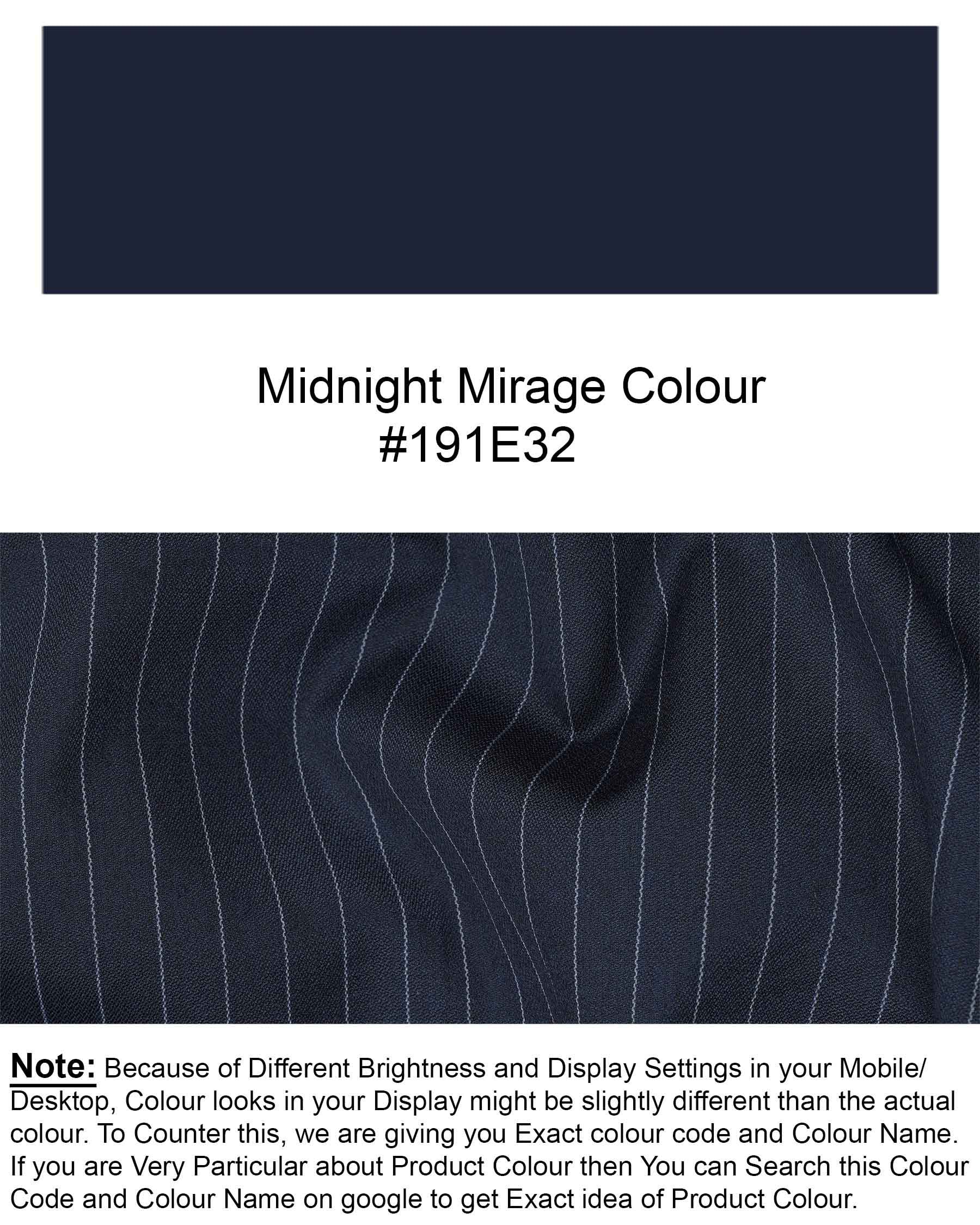 Midnight Mirage Navy Blue Striped Waistcoat V1944-36, V1944-38, V1944-40, V1944-42, V1944-44, V1944-46, V1944-48, V1944-50, V1944-52, V1944-54, V1944-56, V1944-58, V1944-60