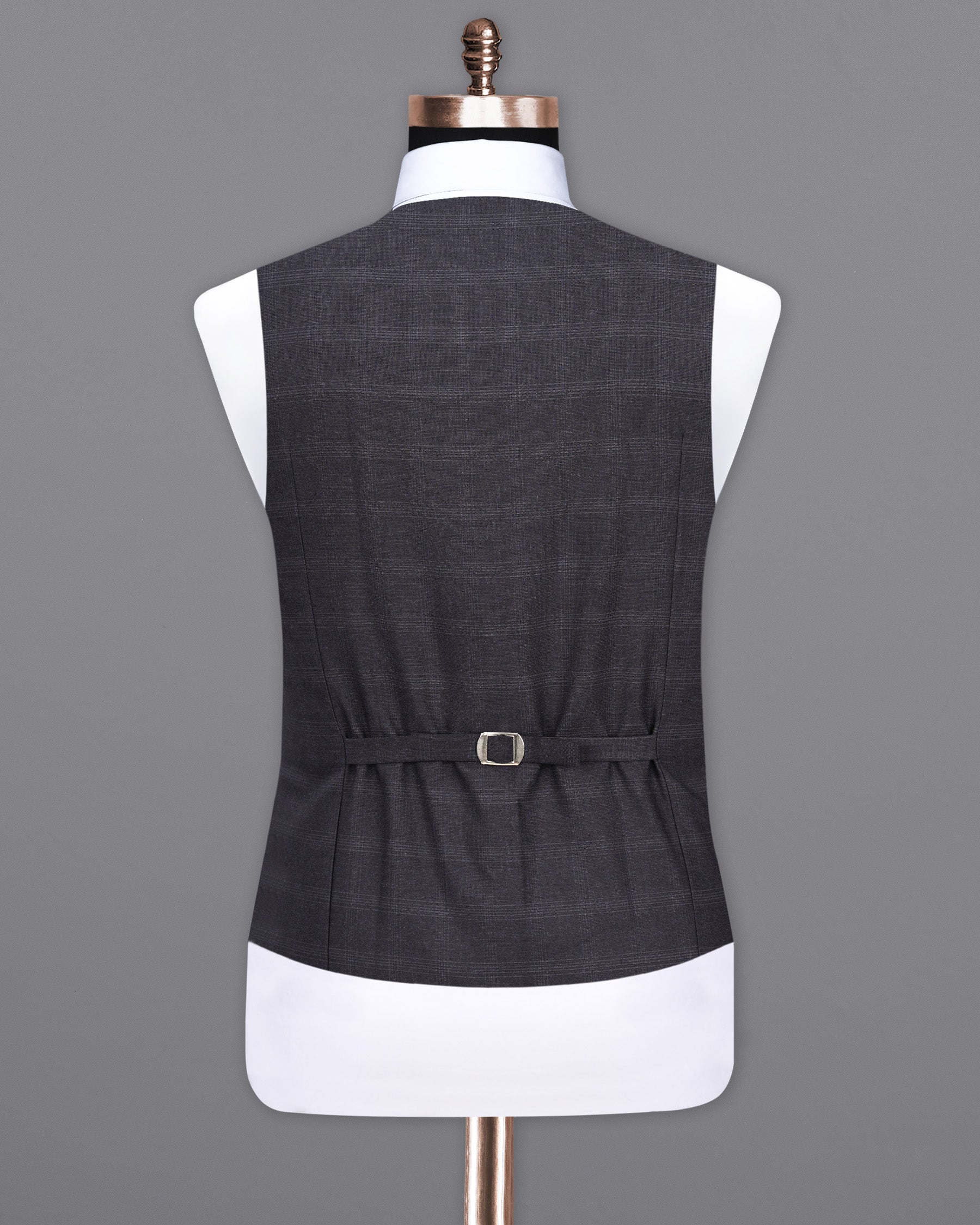 Tuatara Gray Plaid Waistcoat V1950-36, V1950-38, V1950-40, V1950-42, V1950-44, V1950-46, V1950-48, V1950-50, V1950-52, V1950-54, V1950-56, V1950-58, V1950-60