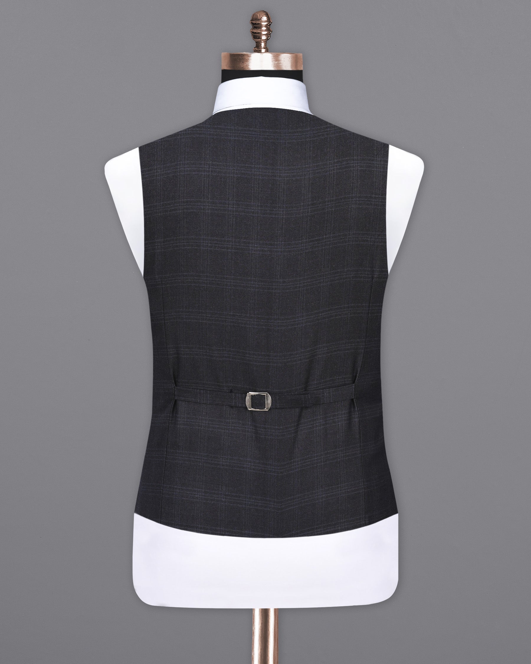 Mirage Gray Plaid Waistcoat V1951-36, V1951-38, V1951-40, V1951-42, V1951-44, V1951-46, V1951-48, V1951-50, V1951-52, V1951-54, V1951-56, V1951-58, V1951-60