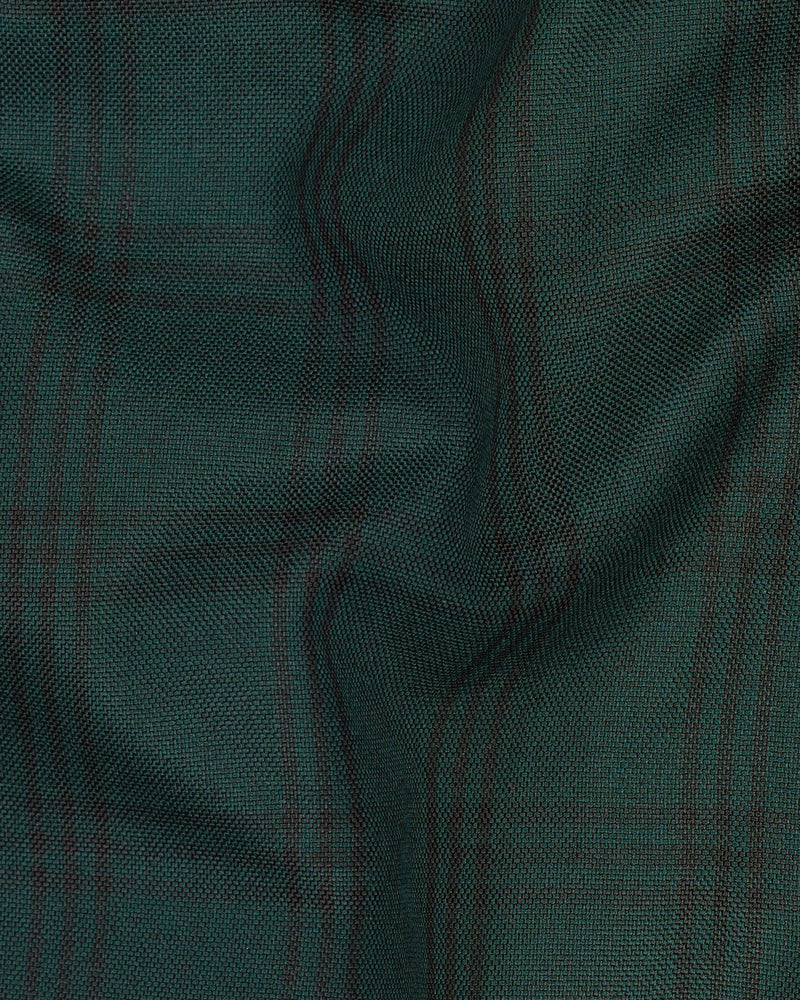 Timber Dark Green With Black Plaid Waistcoat V1996-36, V1996-38, V1996-40, V1996-42, V1996-44, V1996-46, V1996-48, V1996-50, V1996-52, V1996-54, V1996-56, V1996-58, V1996-60