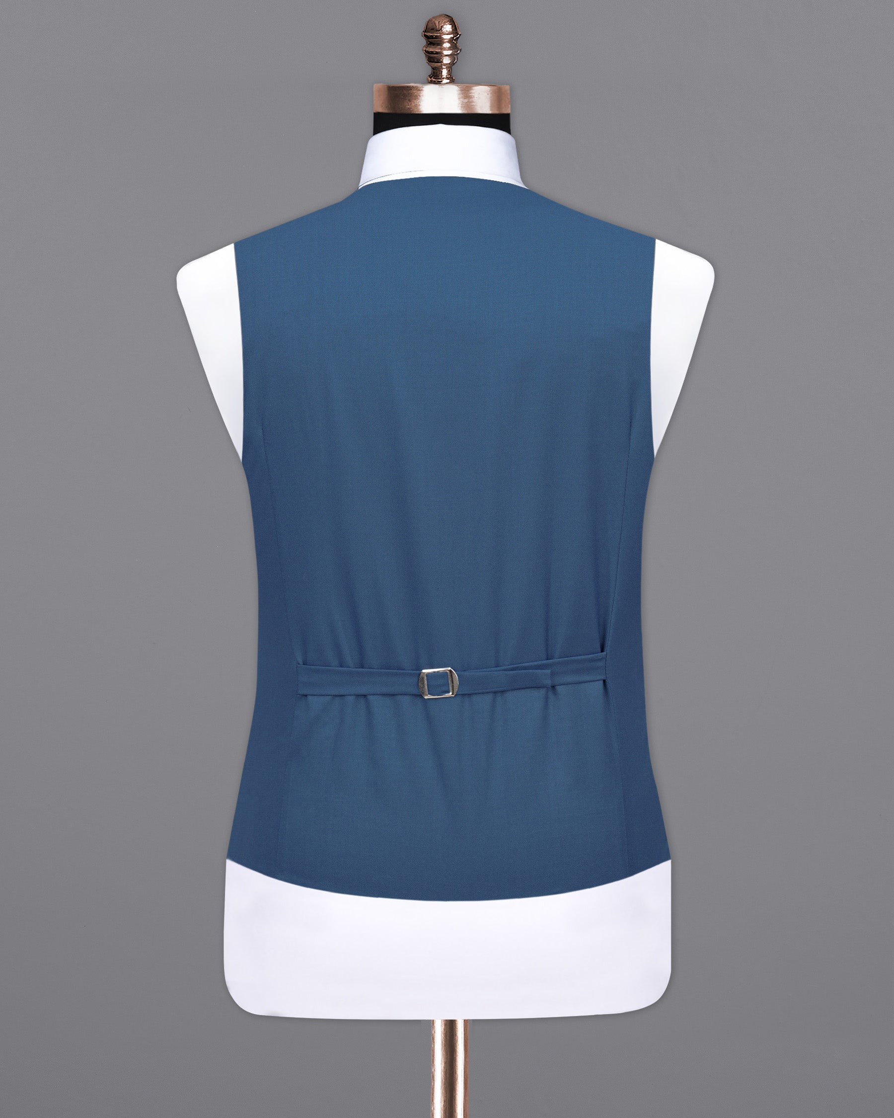 River Bed Blue Textured Waistcoat V1999-36, V1999-38, V1999-40, V1999-42, V1999-44, V1999-46, V1999-48, V1999-50, V1999-52, V1999-54, V1999-56, V1999-58, V1999-60