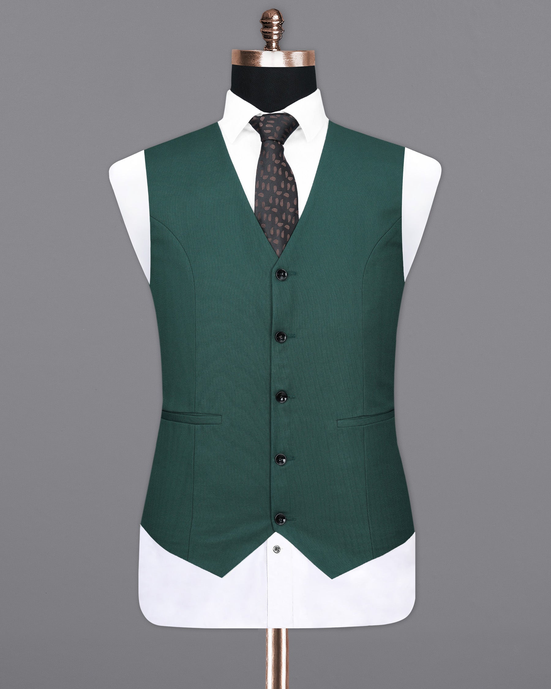 Limed Spruce Green Waistcoat V2007-36, V2007-38, V2007-40, V2007-42, V2007-44, V2007-46, V2007-48, V2007-50, V2007-52, V2007-54, V2007-56, V2007-58, V2007-60