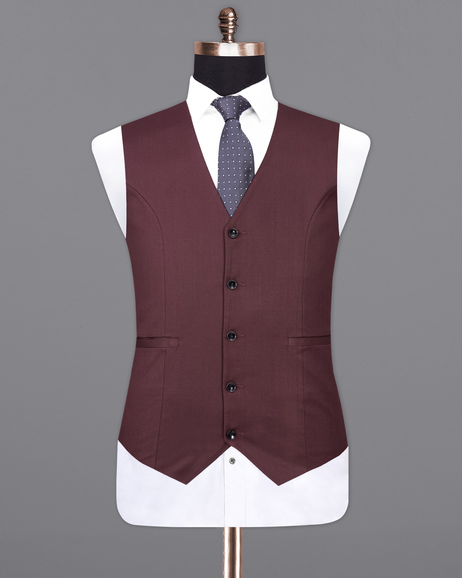 トップス MAATEE&SONS Ex. CASHMERE/MINK REVER VEST MAATEE&SONS Ex