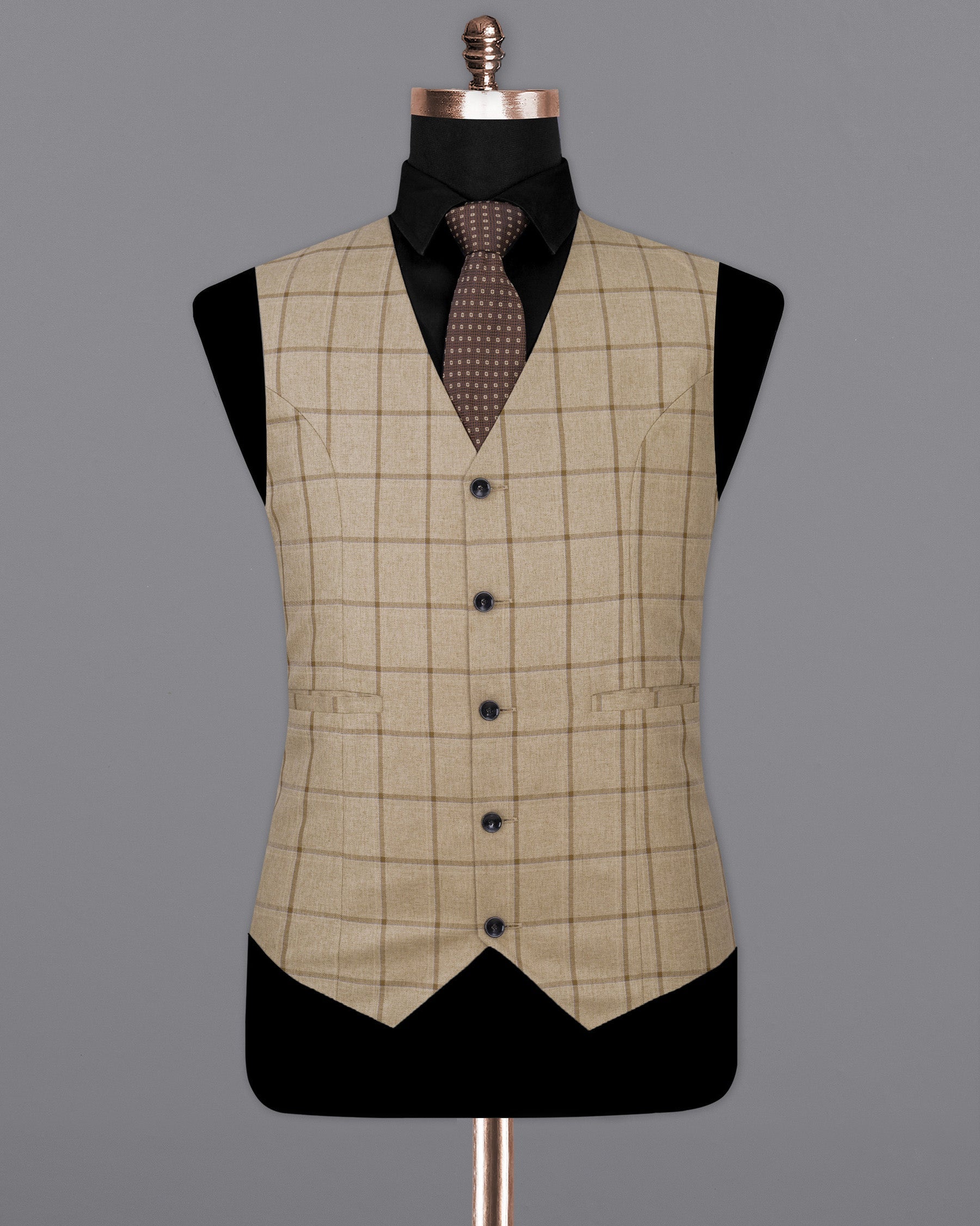 Rodeo Dust Brown Waistcoat V2032-36, V2032-38, V2032-40, V2032-42, V2032-44, V2032-46, V2032-48, V2032-50, V2032-52, V2032-54, V2032-56, V2032-58, V2032-60