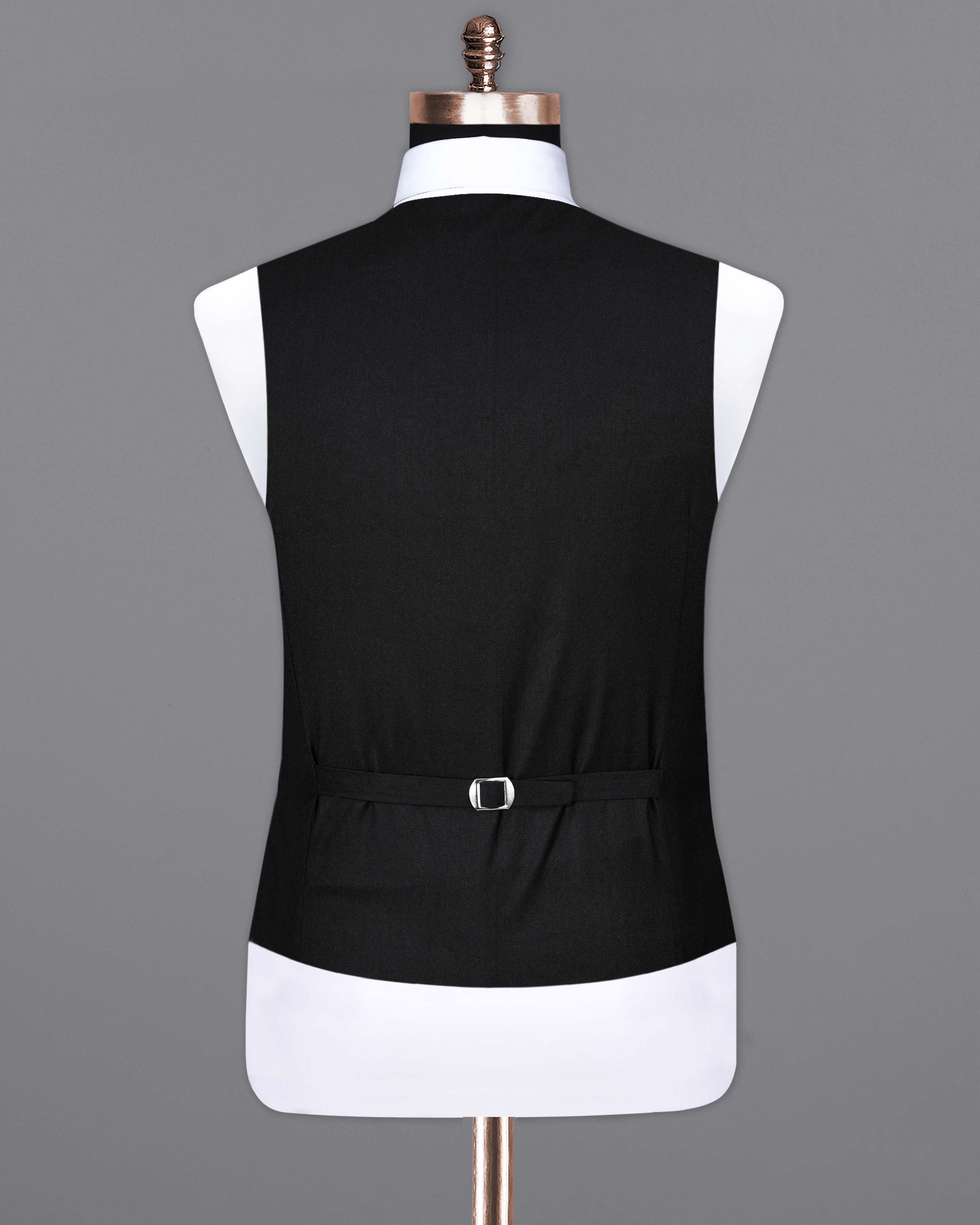 Jade Black Textured Waistcoat V2049-36, V2049-38, V2049-40, V2049-42, V2049-44, V2049-46, V2049-48, V2049-50, V2049-52, V2049-54, V2049-56, V2049-58, V2049-60