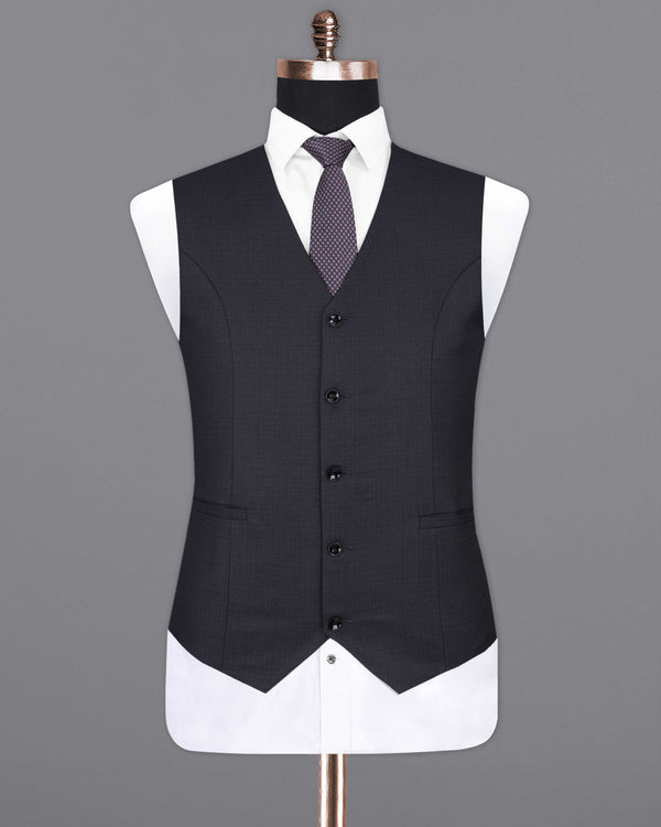 Bleached Cedar Blue Waistcoat V2051-36, V2051-38, V2051-40, V2051-42, V2051-44, V2051-46, V2051-48, V2051-50, V2051-52, V2051-54, V2051-56, V2051-58, V2051-60