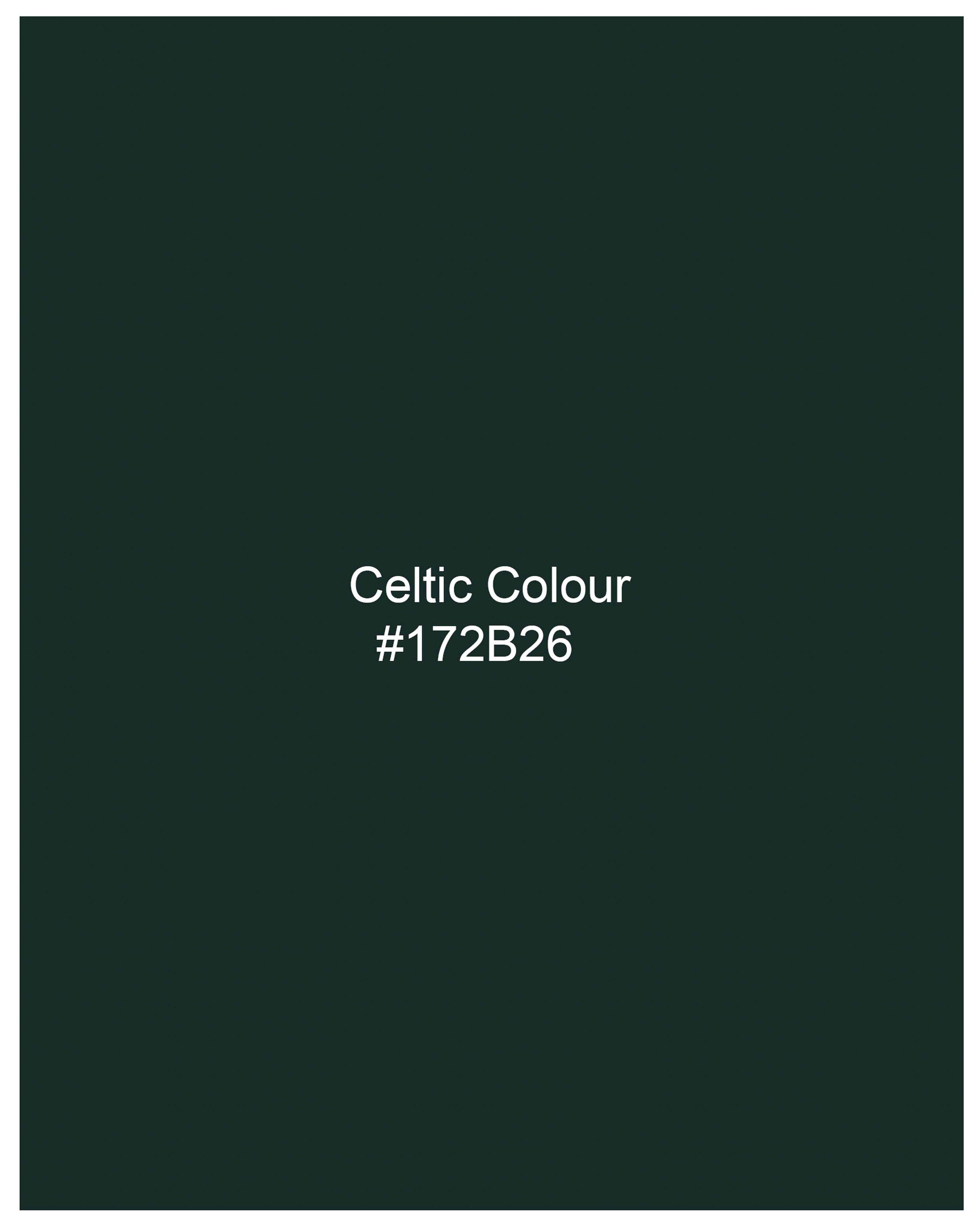 Celtic Green Textured Waistcoat V2069-36, V2069-38, V2069-40, V2069-42, V2069-44, V2069-46, V2069-48, V2069-50, V2069-52, V2069-54, V2069-56, V2069-58, V2069-60