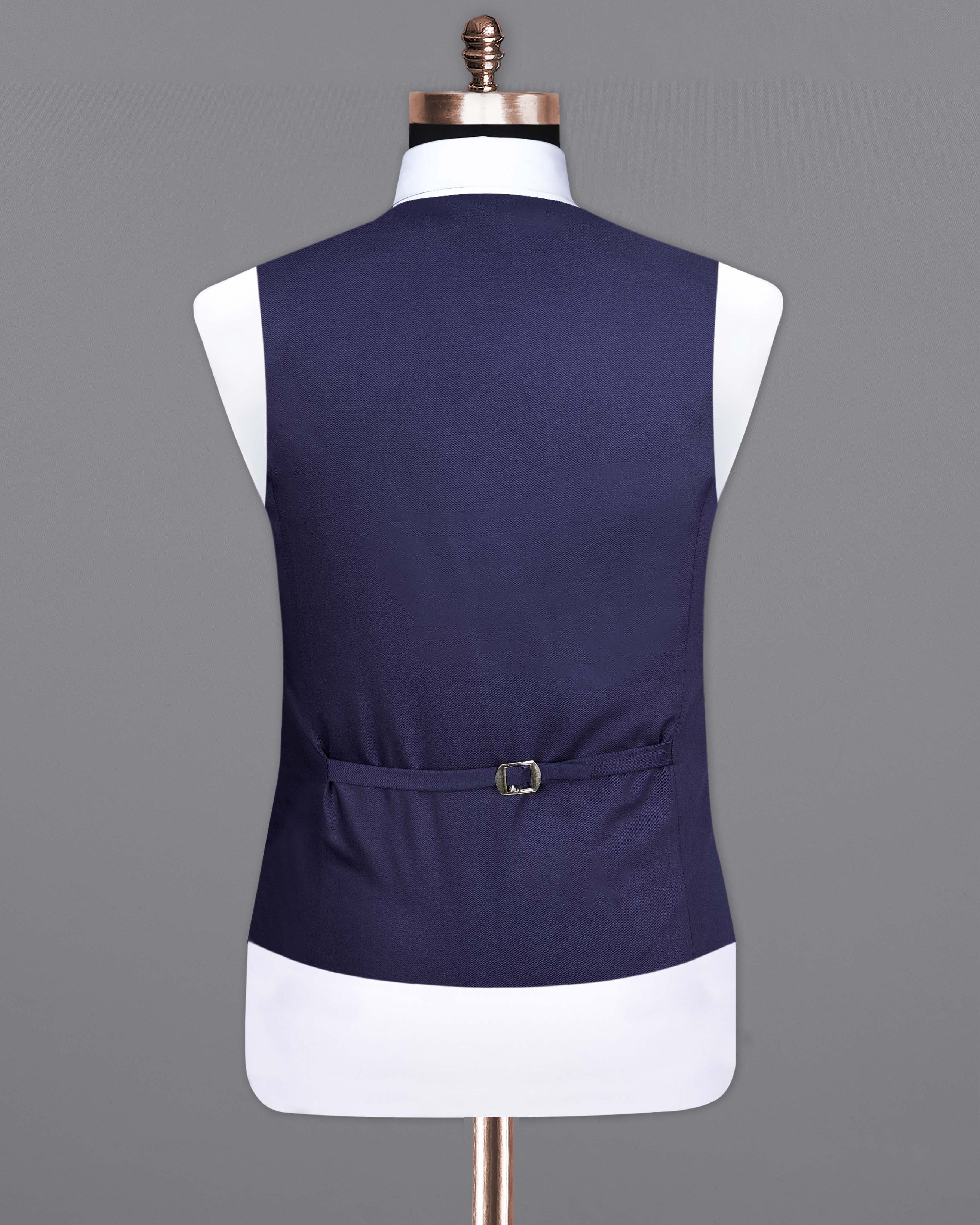 Outer Space Blue Waistcoat V2076-36, V2076-38, V2076-40, V2076-42, V2076-44, V2076-46, V2076-48, V2076-50, V2076-52, V2076-54, V2076-56, V2076-58, V2076-60