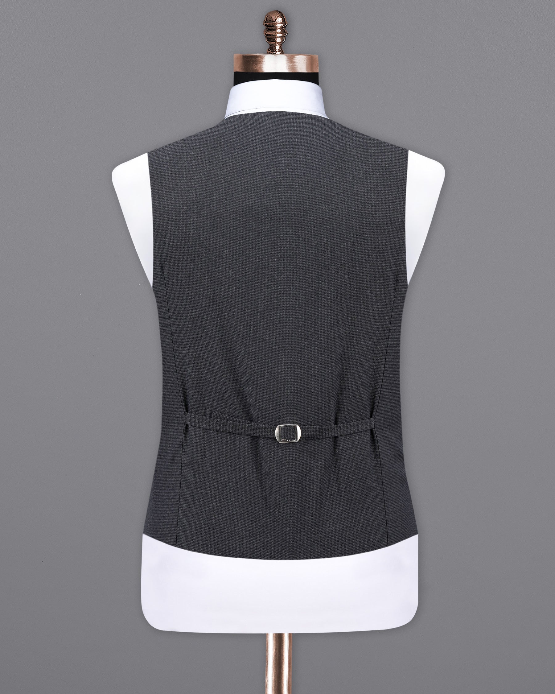 Bastille Dark Grey Textured Waistcoat V2116-36, V2116-38, V2116-40, V2116-42, V2116-44, V2116-46, V2116-48, V2116-50, V2116-52, V2116-54, V2116-56, V2116-58, V2116-60