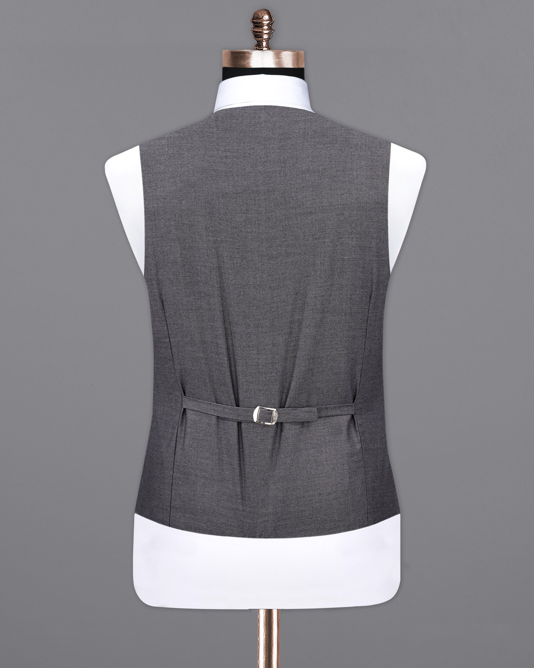 Dove Grey Wool Rich Waistcoat V2122-36, V2122-38, V2122-40, V2122-42, V2122-44, V2122-46, V2122-48, V2122-50, V2122-52, V2122-54, V2122-56, V2122-58, V2122-60